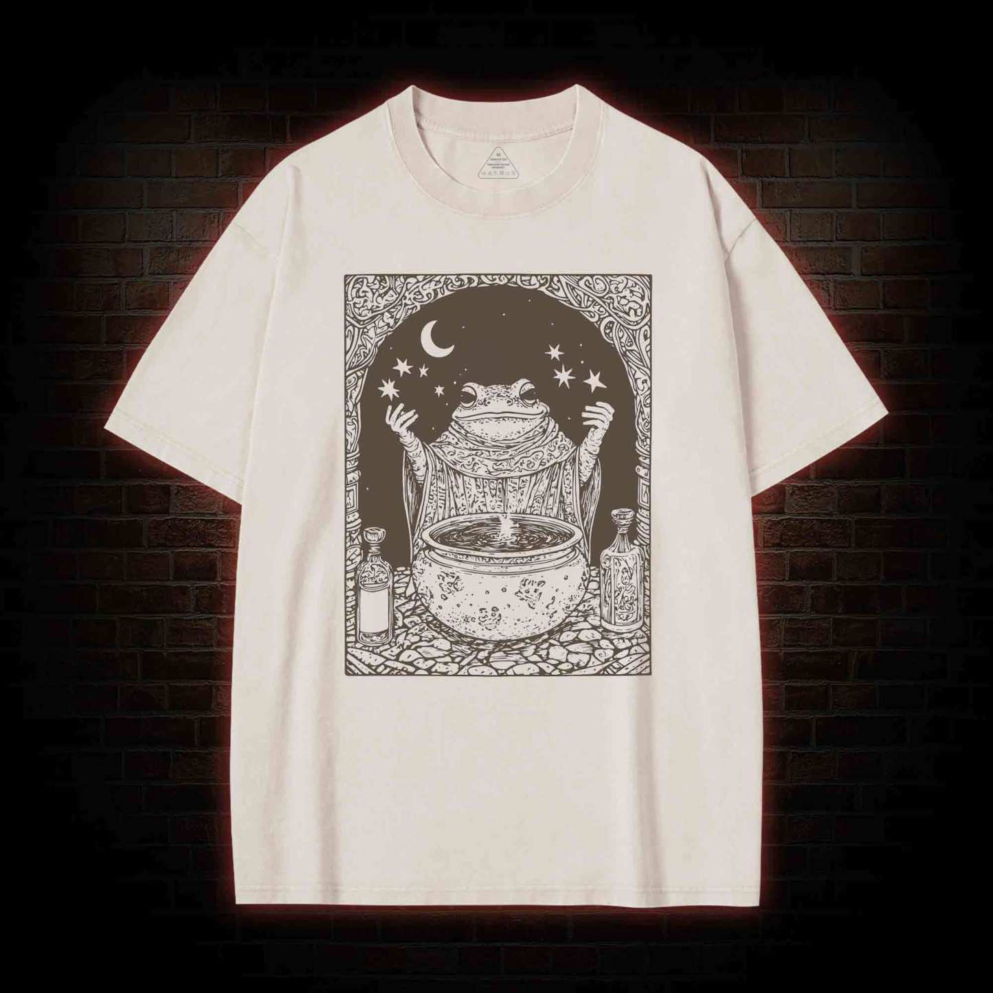 Frog Wizard Washed T-shirt