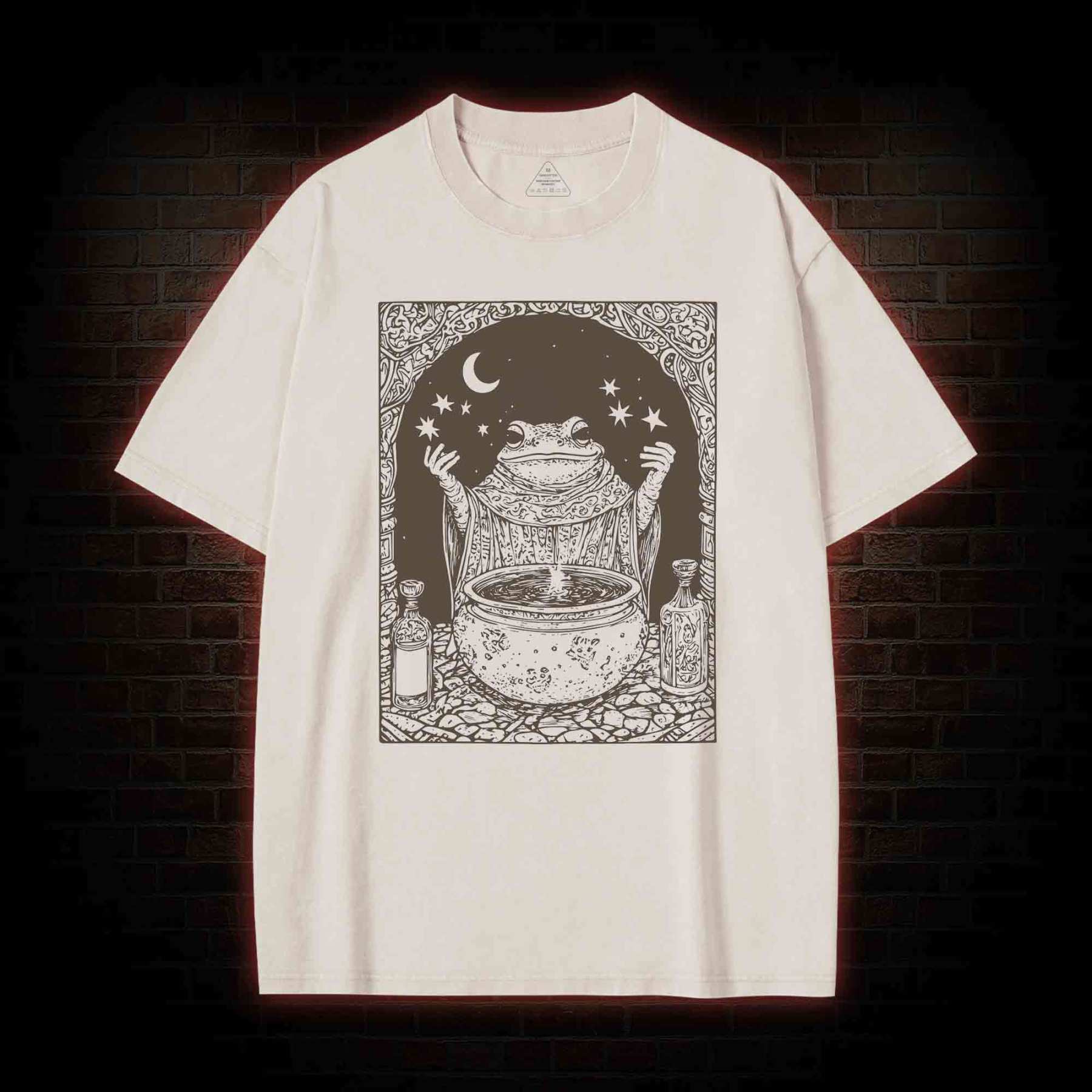 Frog Wizard Washed T-shirt