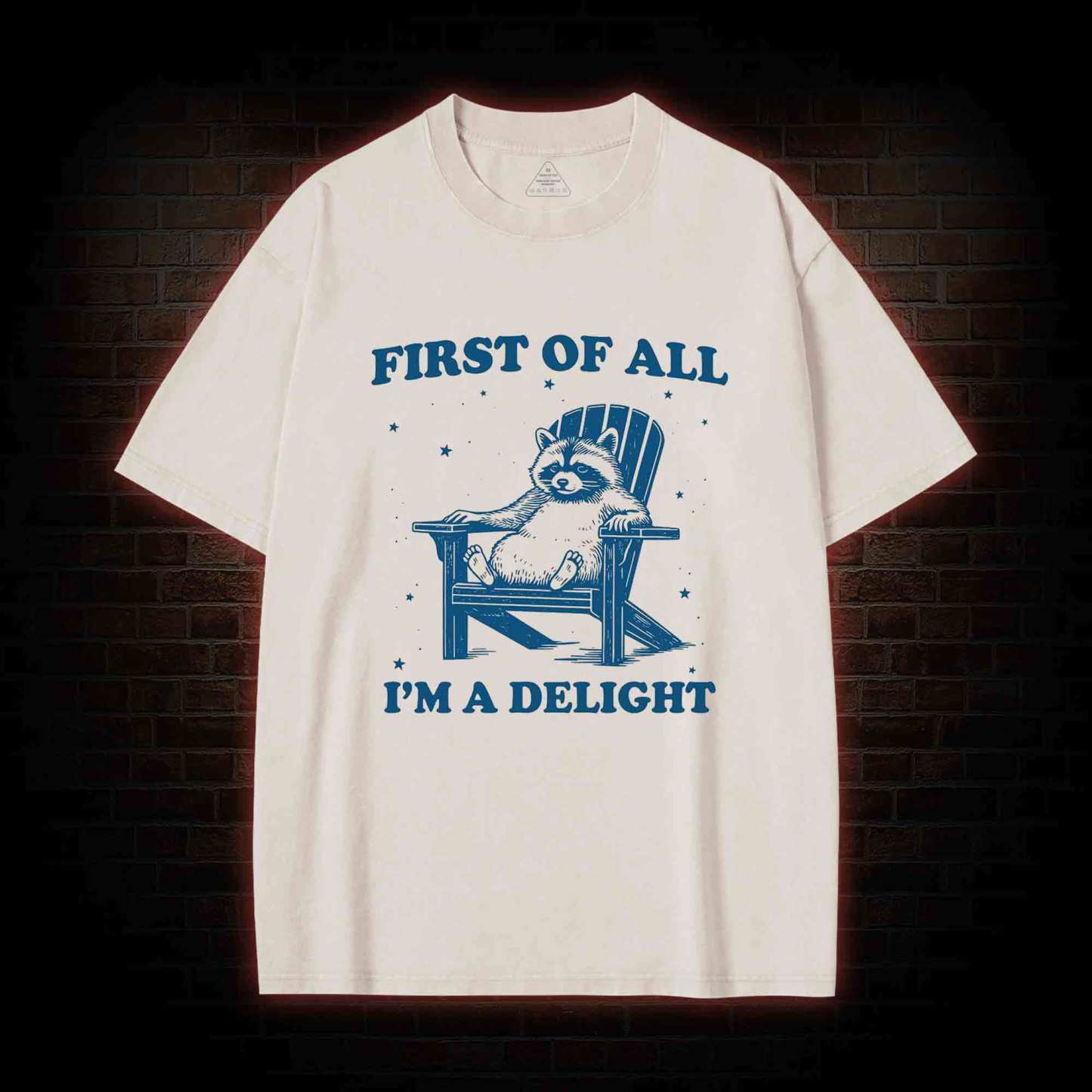 First of All I'm a Delight Washed T-shirt
