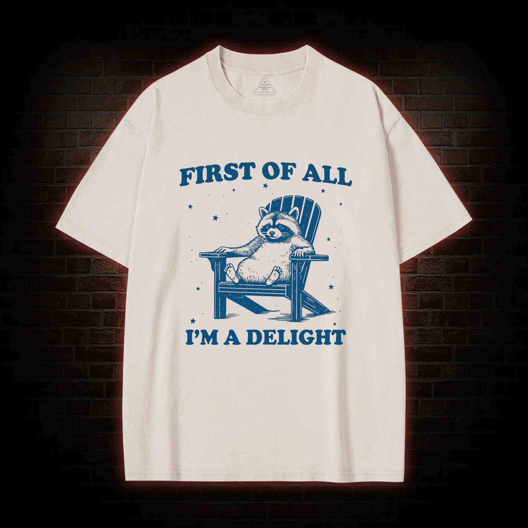 First of All I'm a Delight Washed T-shirt