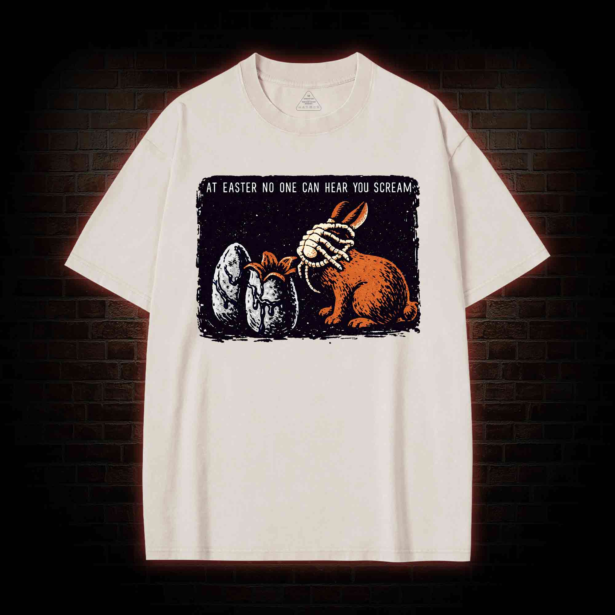 No One can Hear You Scream Washed T-shirt