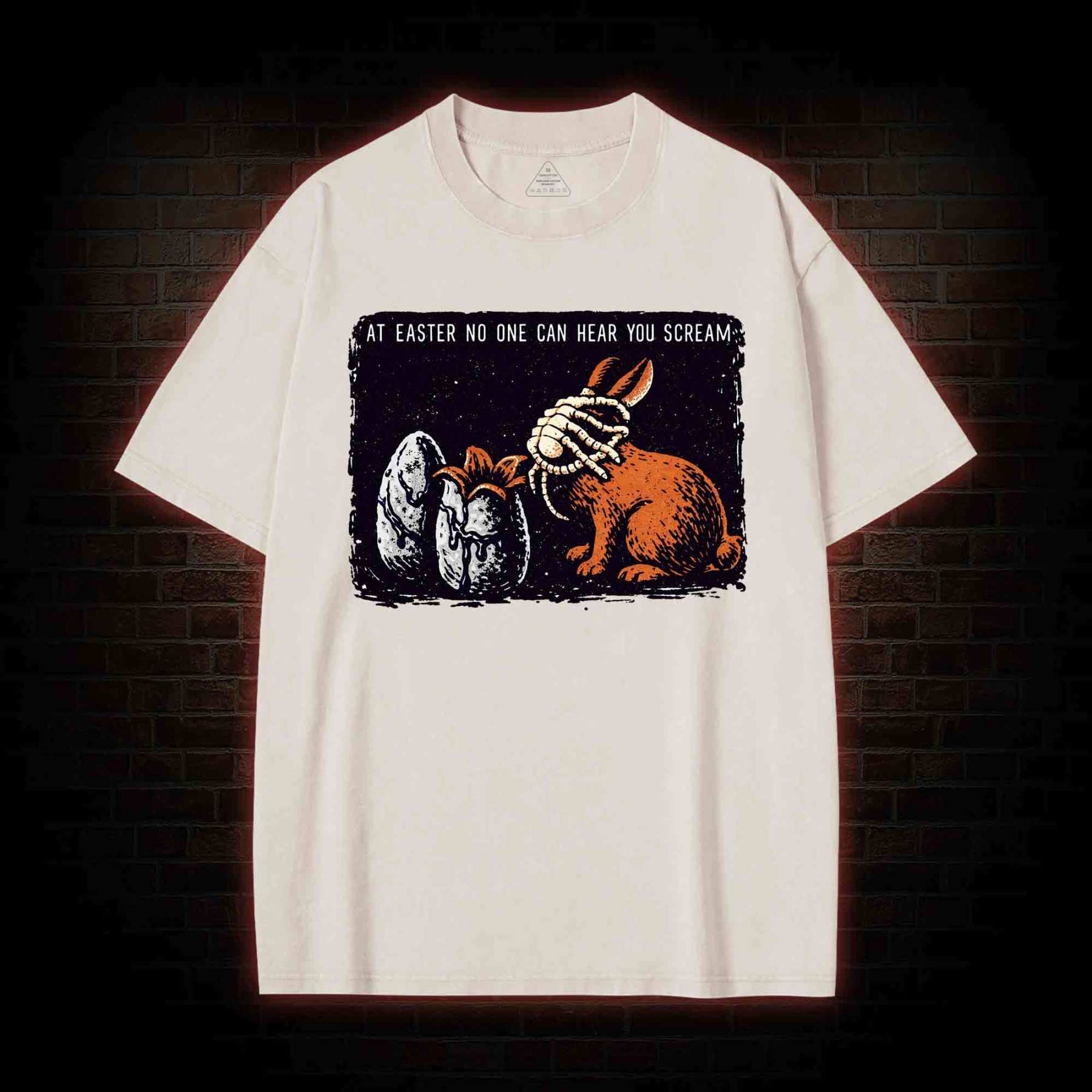 No One can Hear You Scream Washed T-shirt