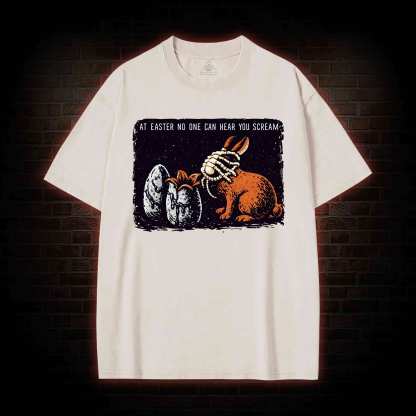 No One can Hear You Scream Washed T-shirt