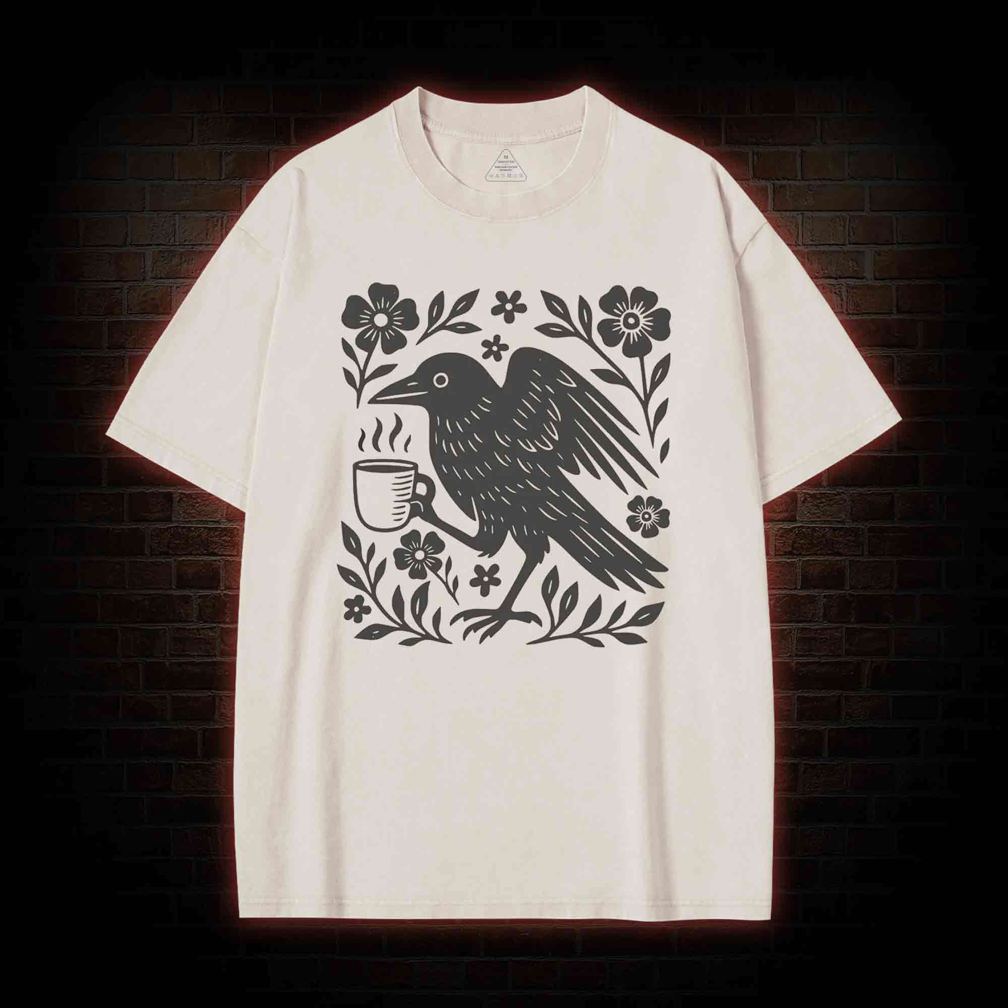 Bird Coffee Washed T-shirt