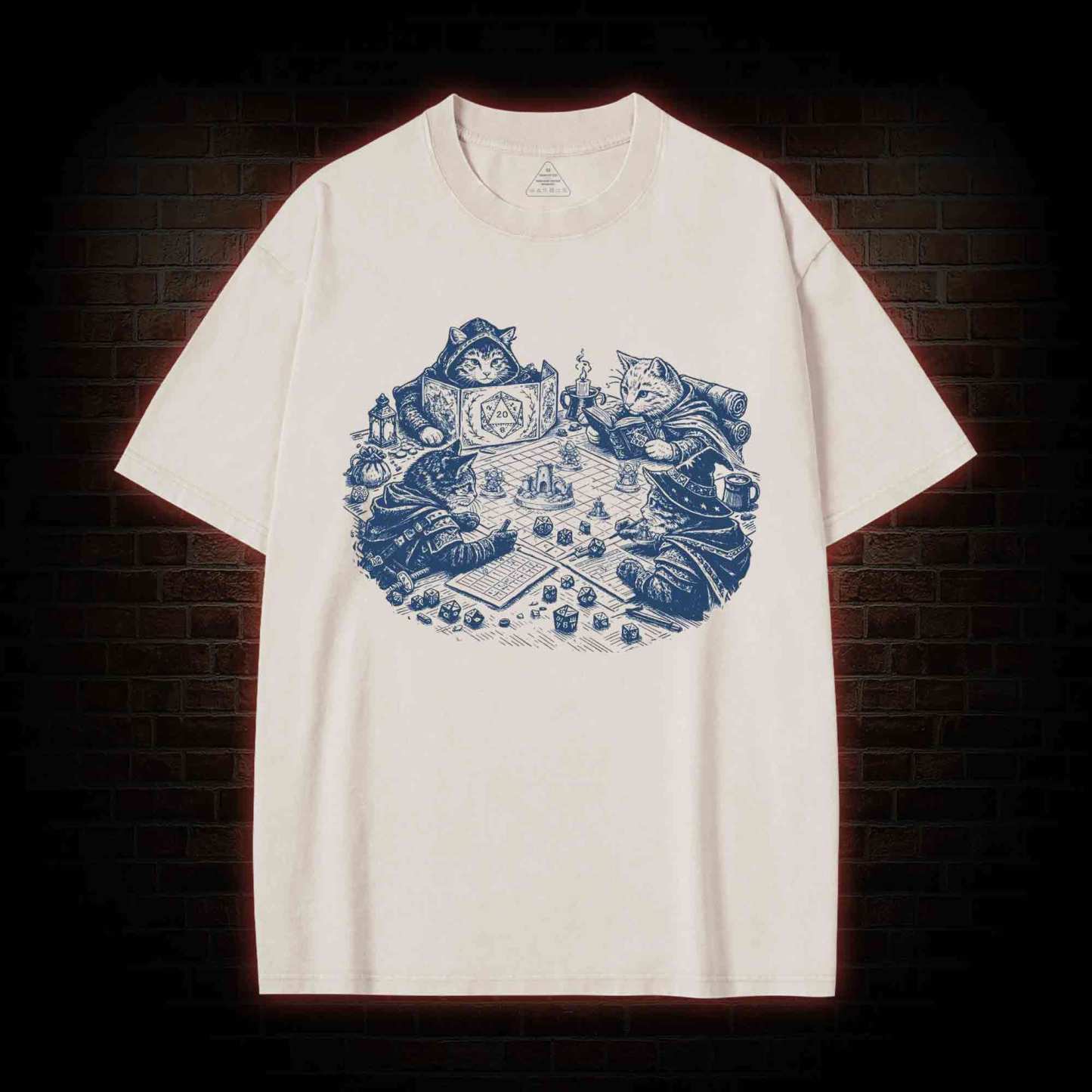 Kitten Cat Person Trendy Washed T-shirt