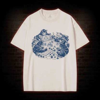 Kitten Cat Person Trendy Washed T-shirt