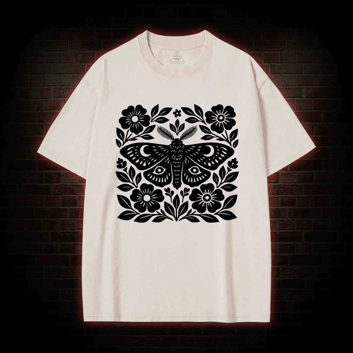 Moth Block Washed T-shirt