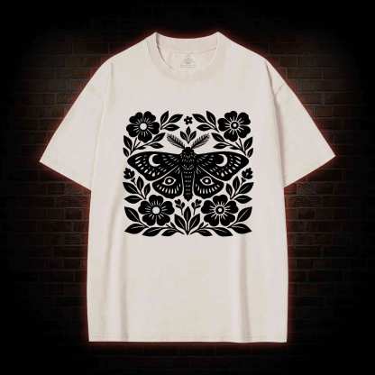 Moth Block Washed T-shirt