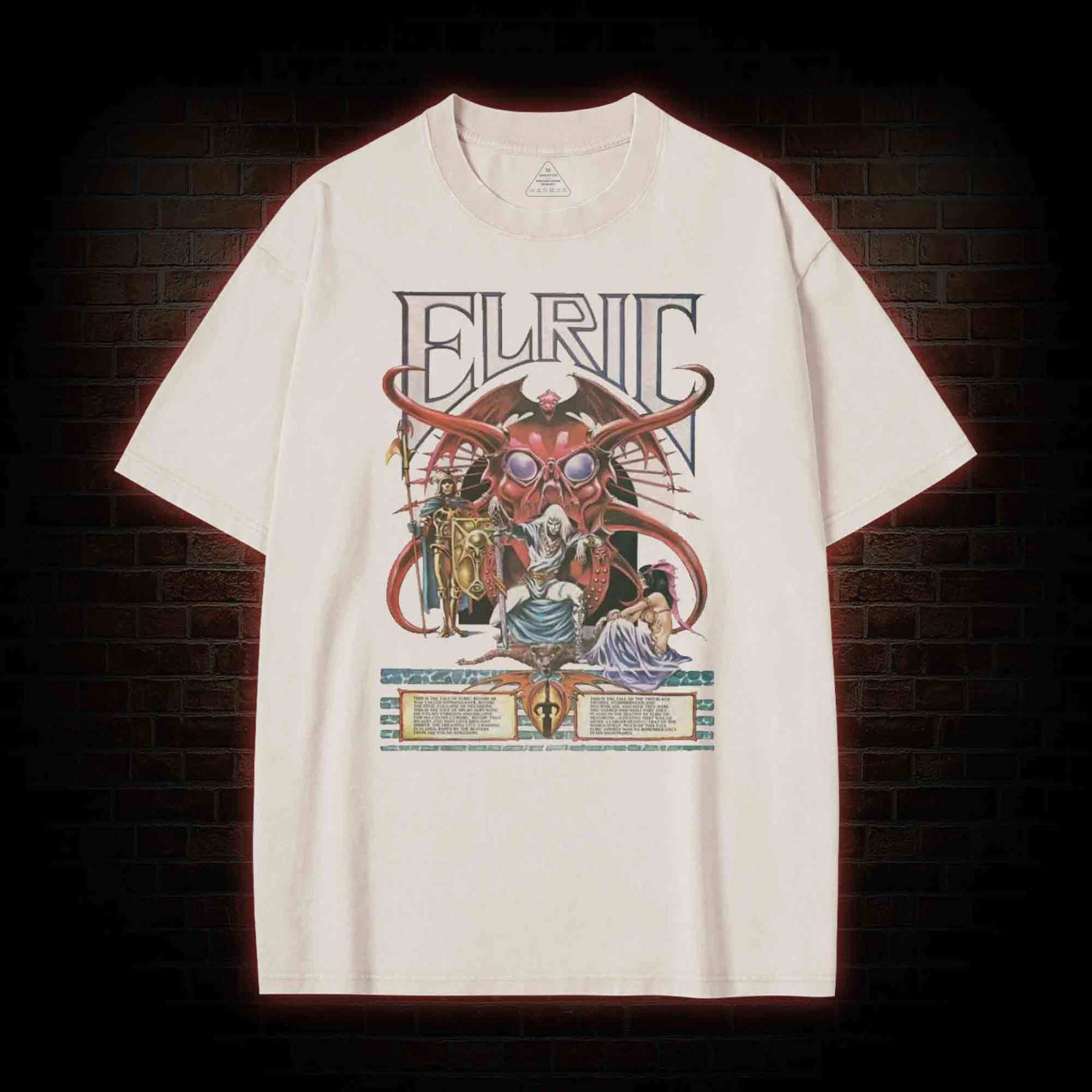 Blood and Souls for My Lord Arioch Washed T-shirt