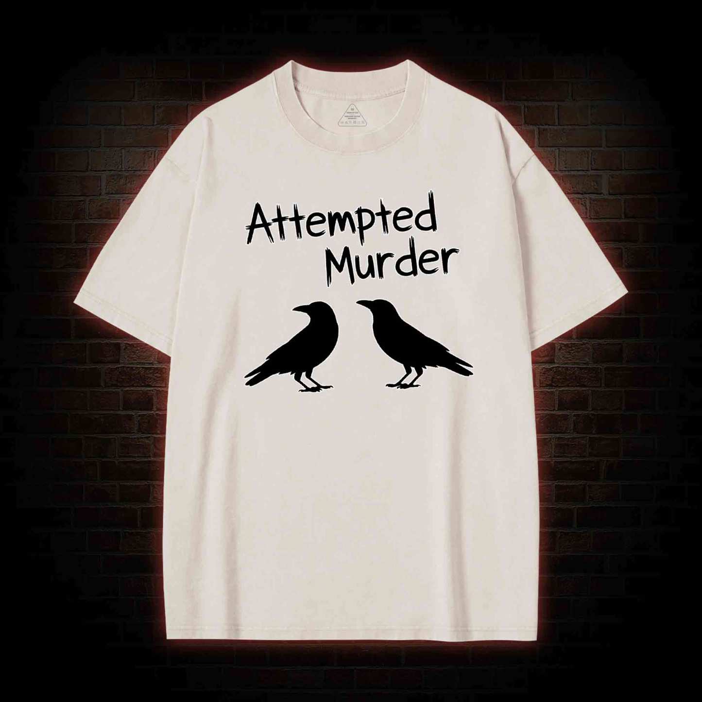 Attempted Murder Washed T-shirt