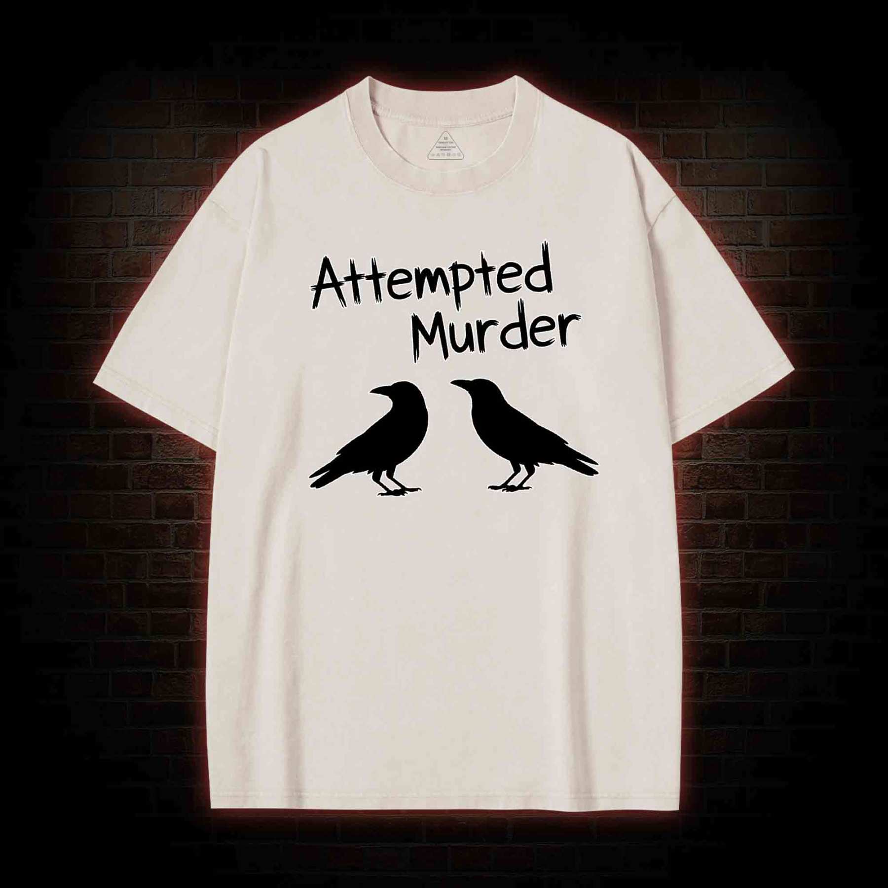 Attempted Murder Washed T-shirt