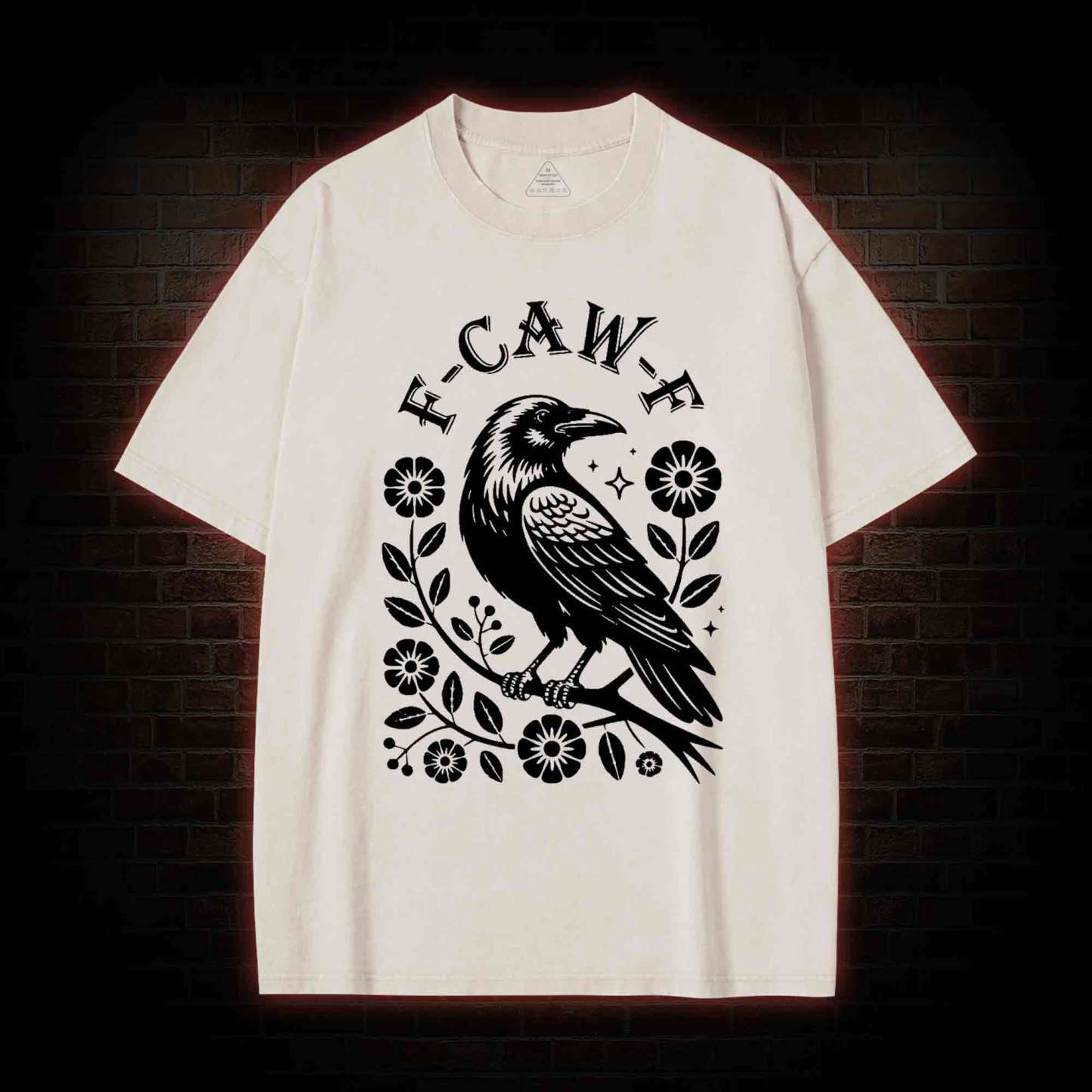 F-caw-f Washed T-shirt