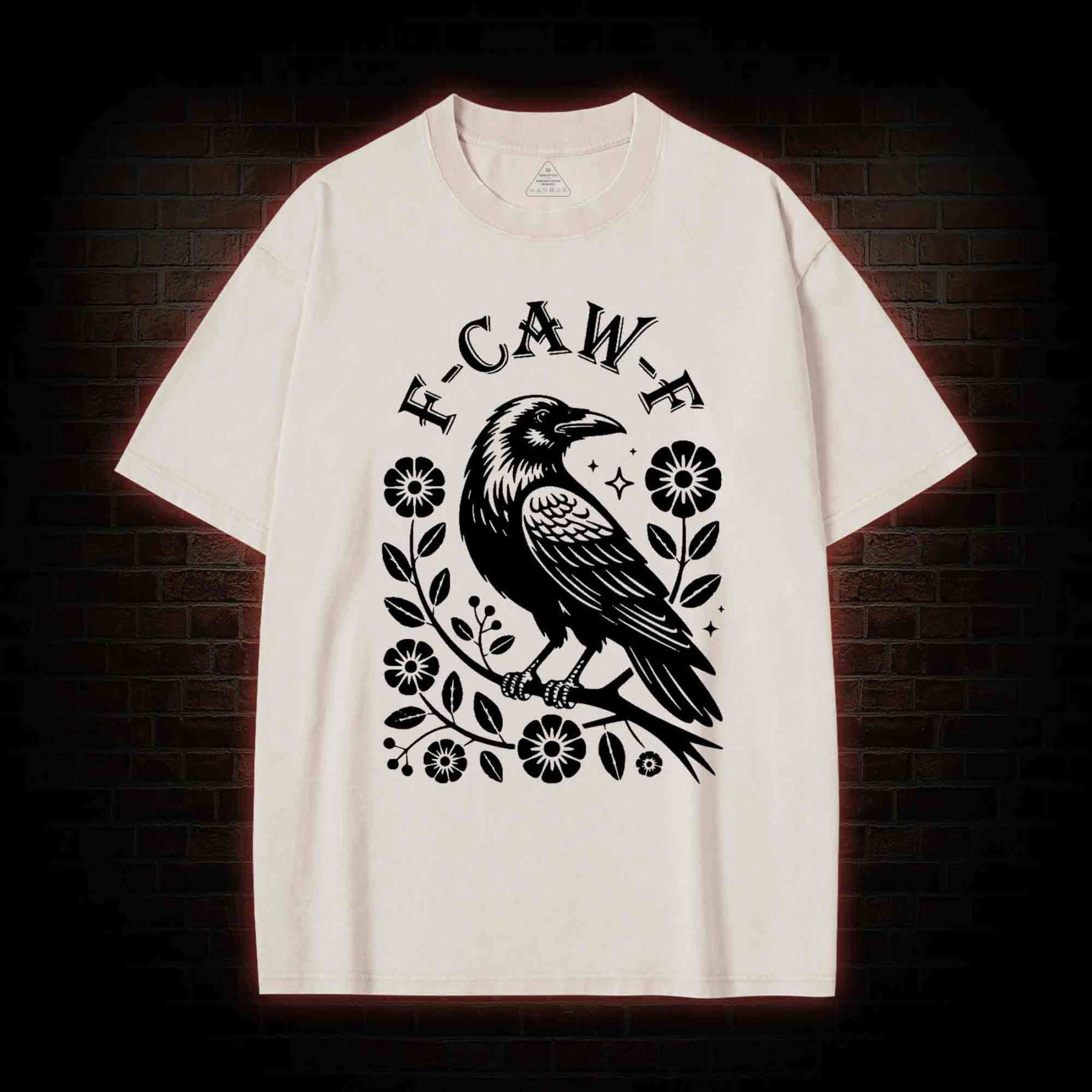 F-caw-f Washed T-shirt
