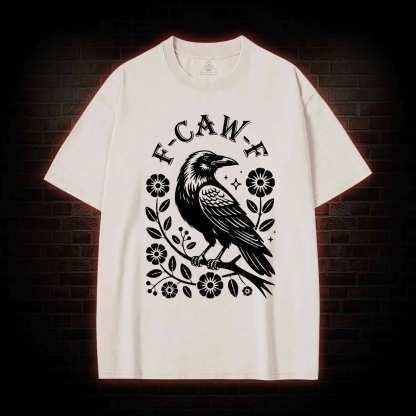 F-caw-f Washed T-shirt