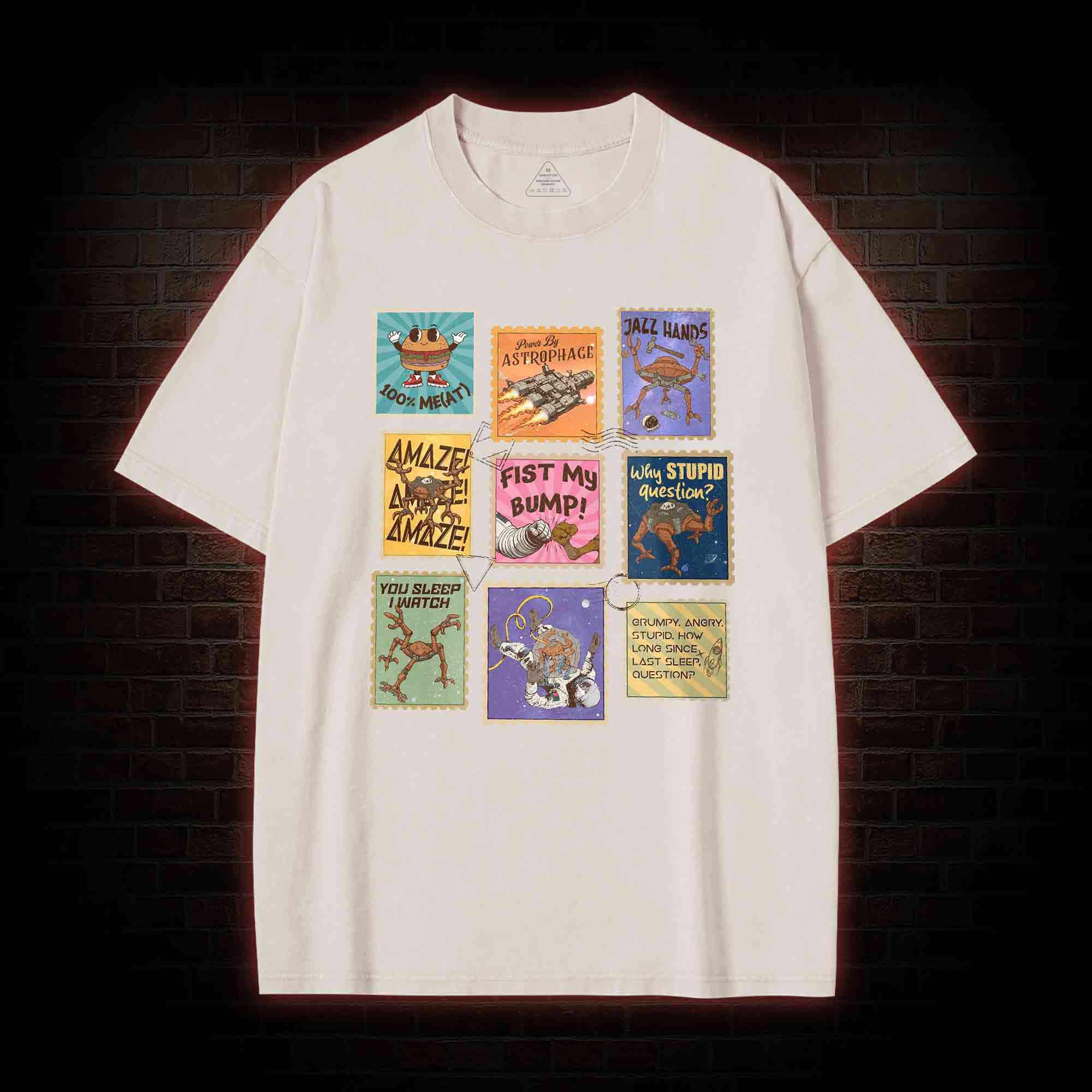 Why Stupid Question Washed T-shirt