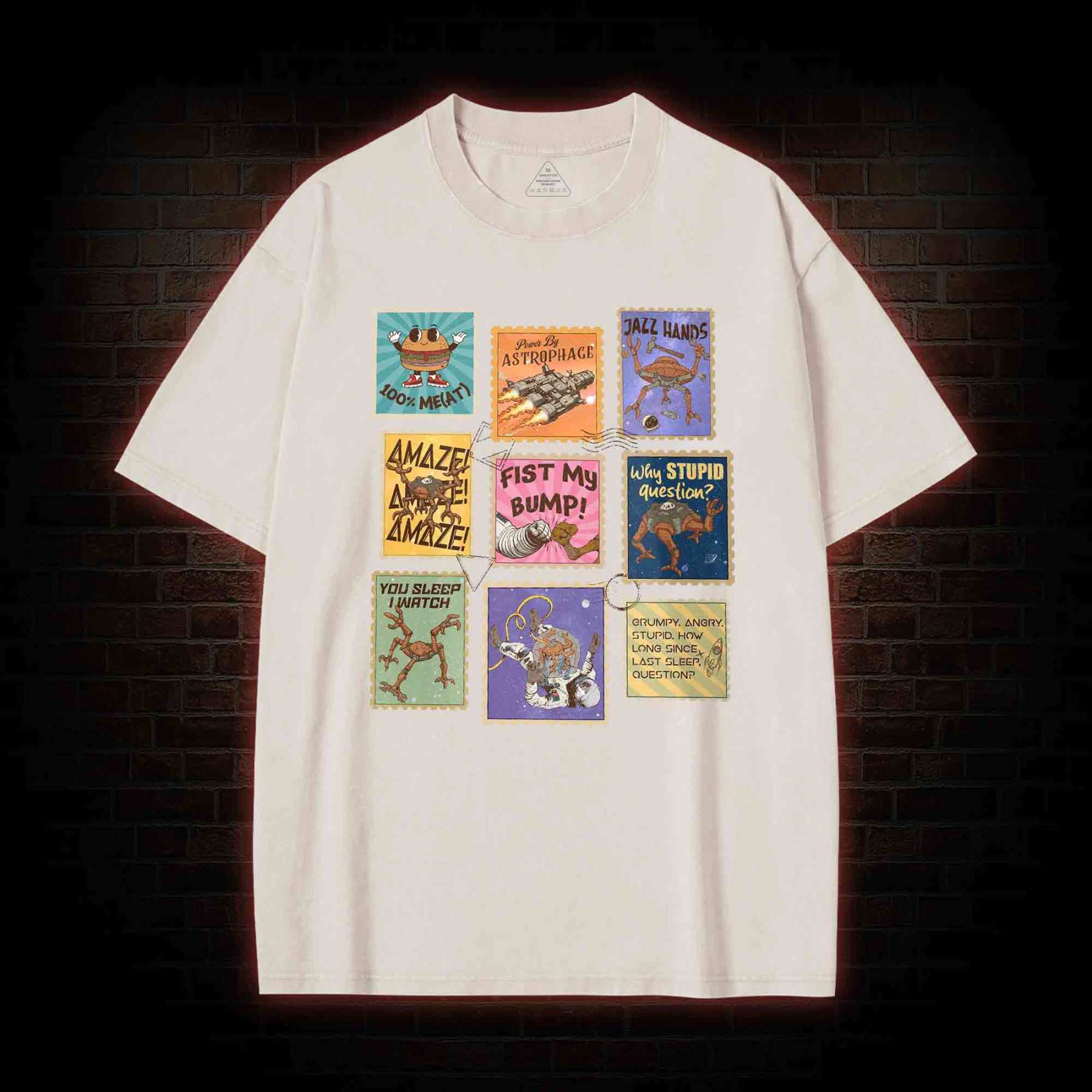 Why Stupid Question Washed T-shirt