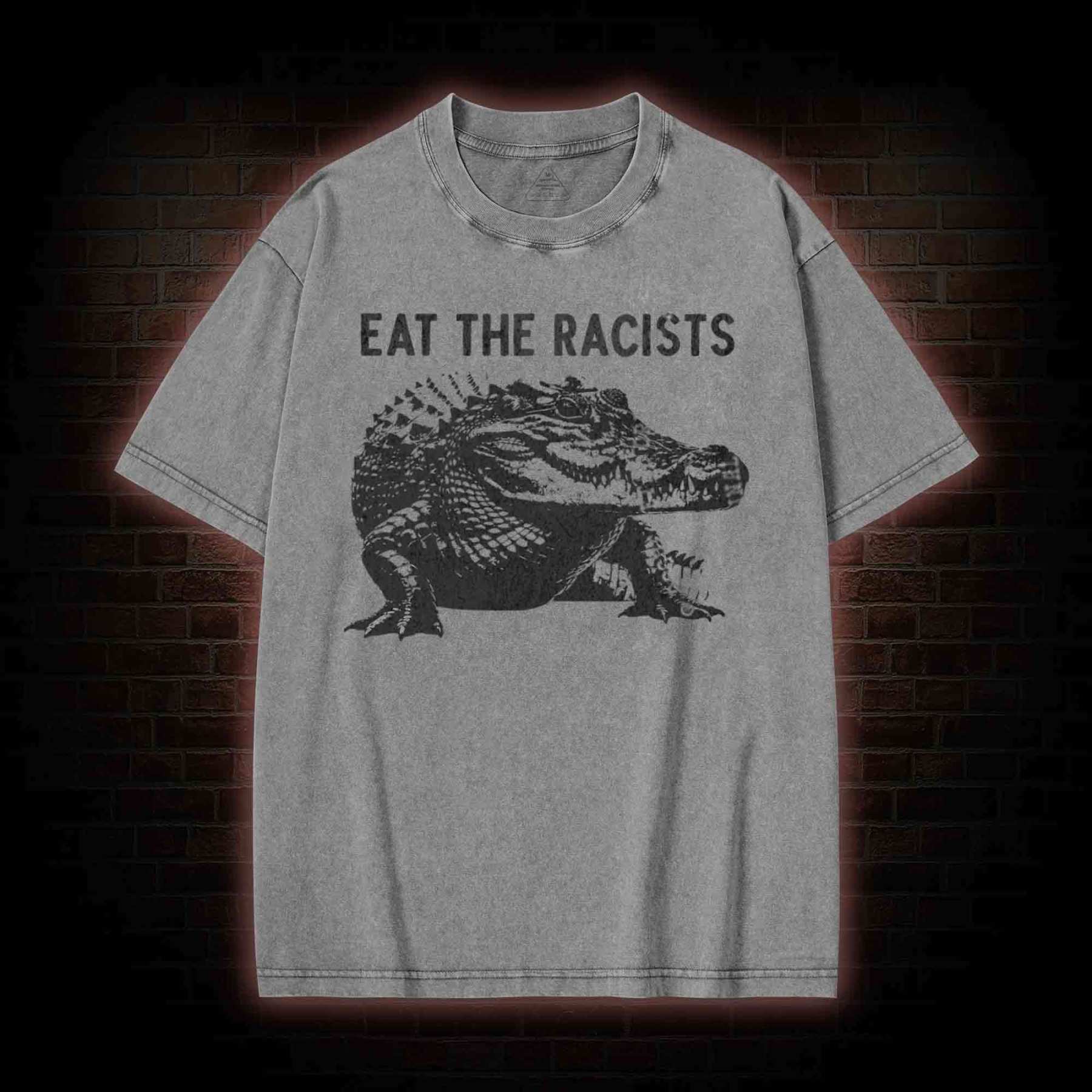 Eat the Racists Washed T-shirt