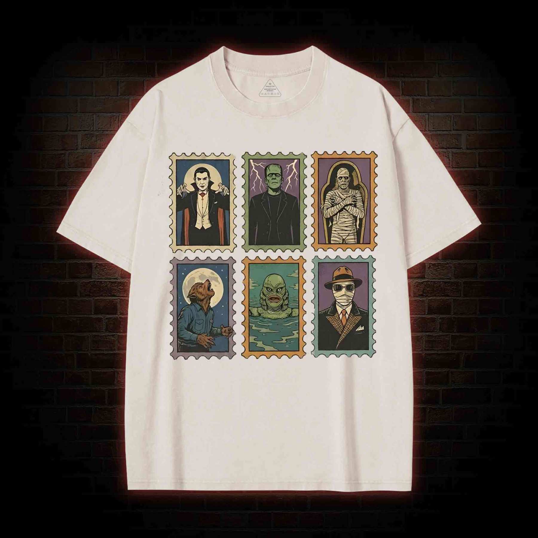 Monsters Washed T-shirt