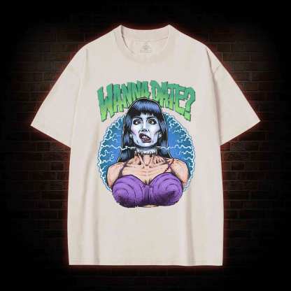 Wanna Date Washed T-shirt