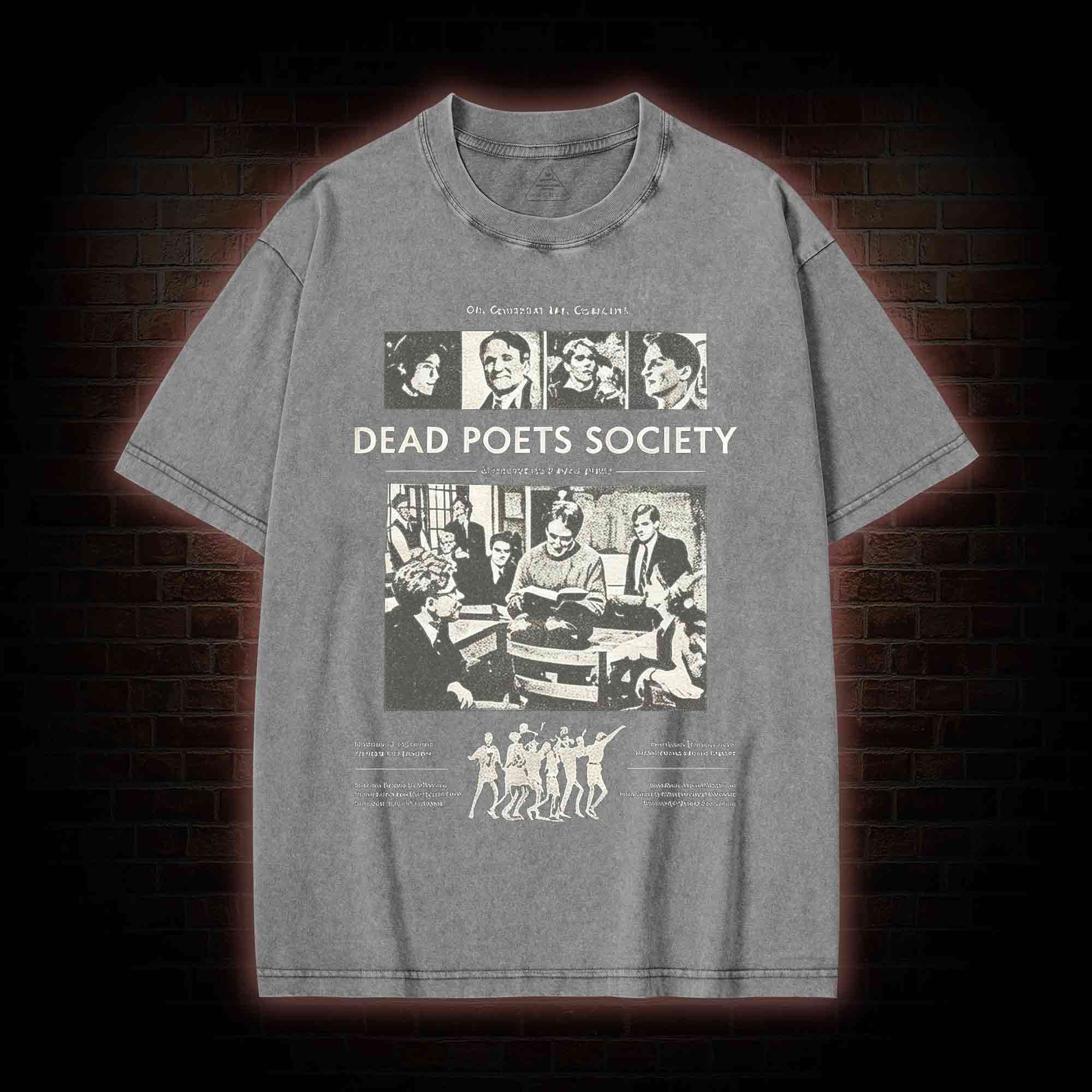 Oh Captain My Captain Washed T-shirt
