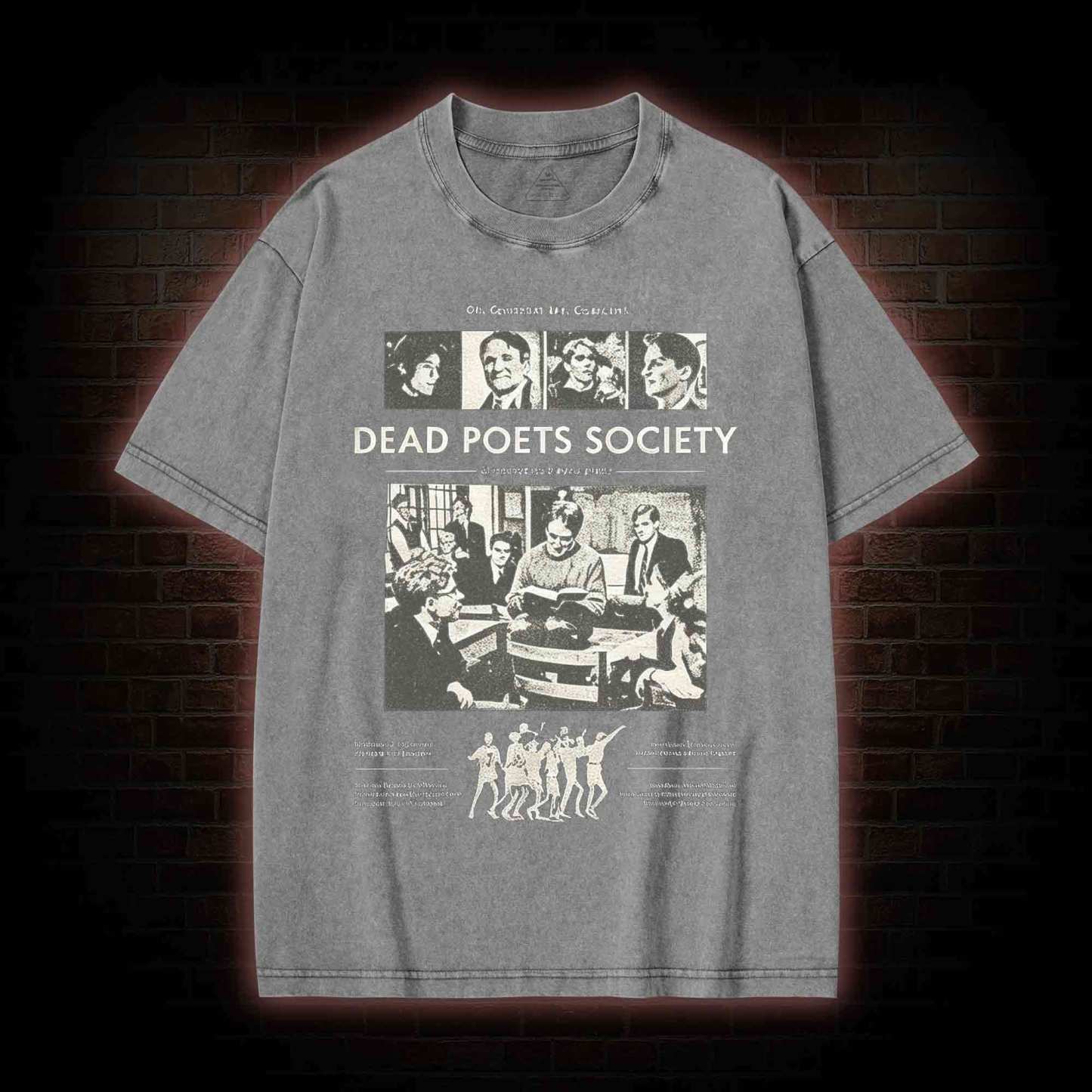 Oh Captain My Captain Washed T-shirt