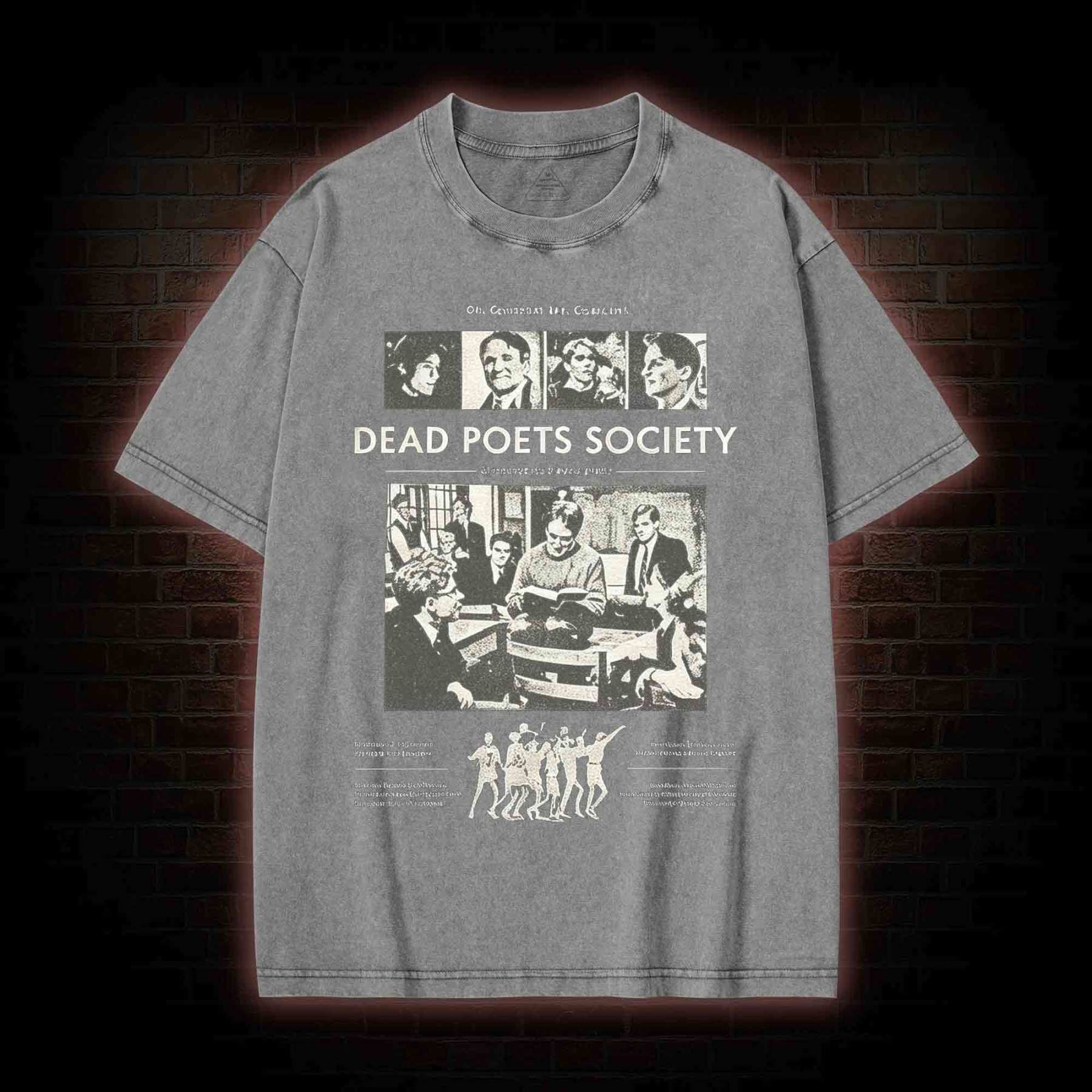 Oh Captain My Captain Washed T-shirt