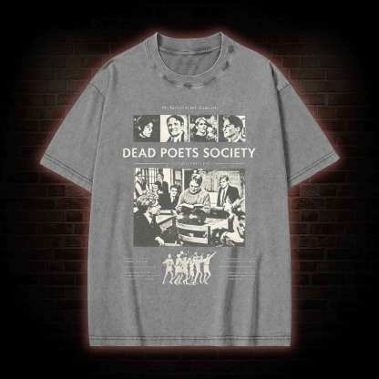 Oh Captain My Captain Washed T-shirt