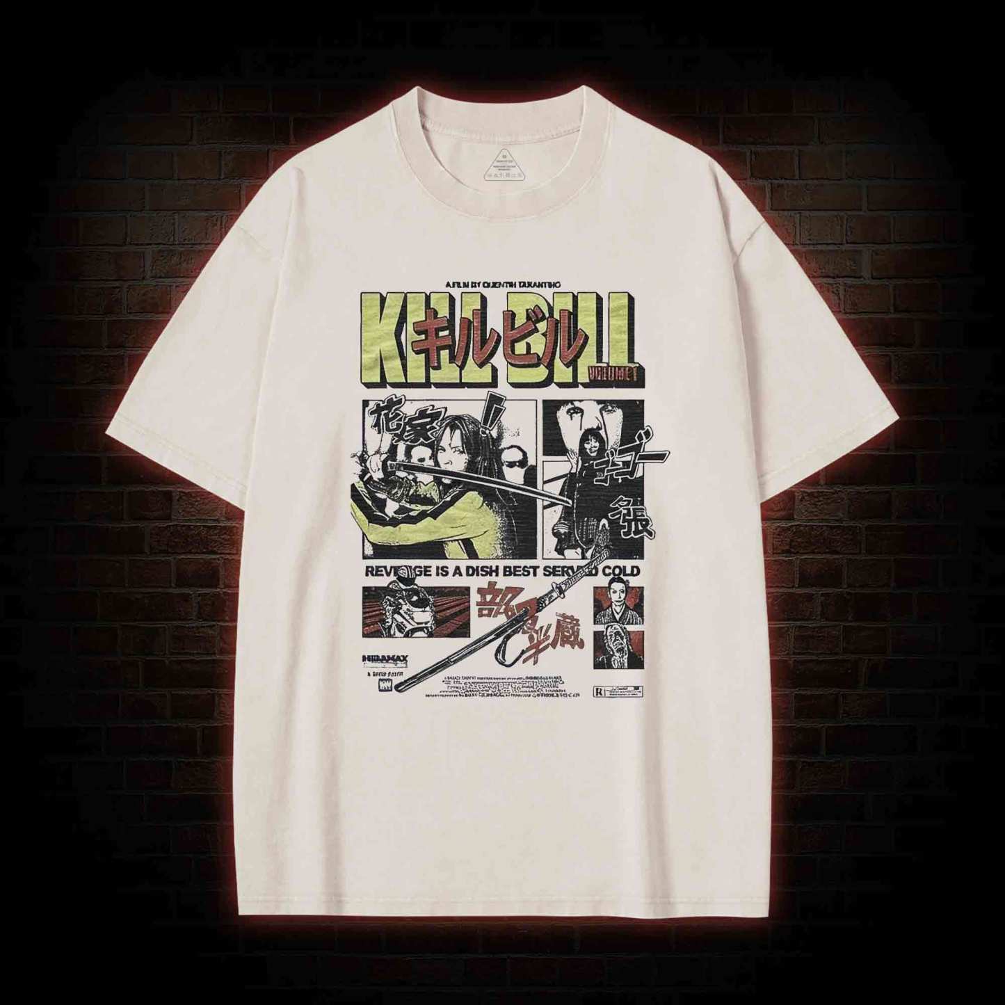 Revenge is a Dish Best Served Cold Washed T-shirt