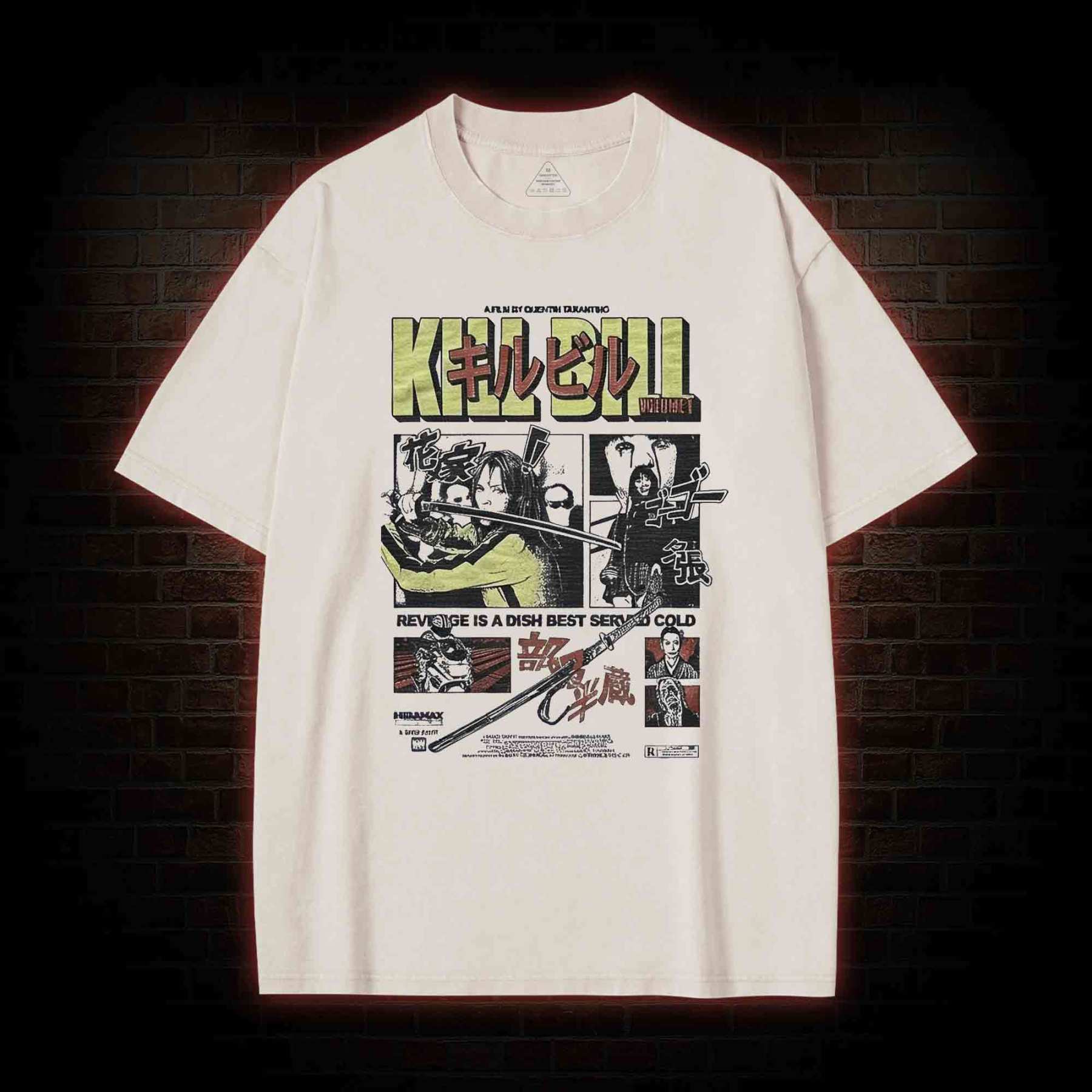 Revenge is a Dish Best Served Cold Washed T-shirt