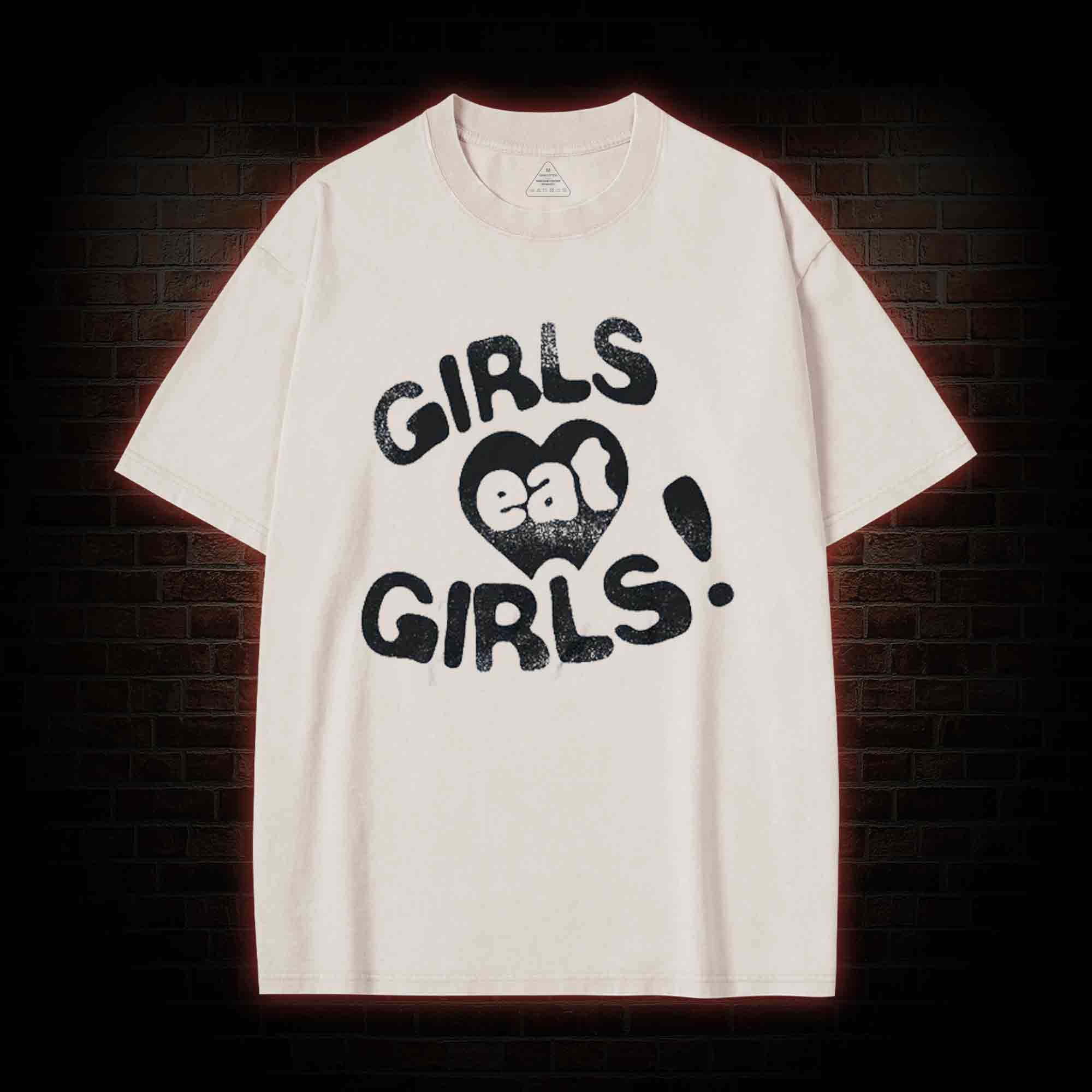 Girls Eat Girls Washed T-shirt