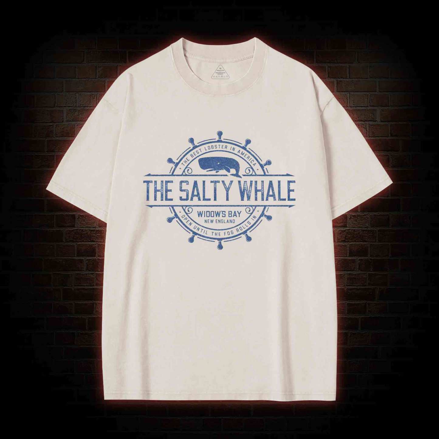 The Salty Whale Washed T-shirt