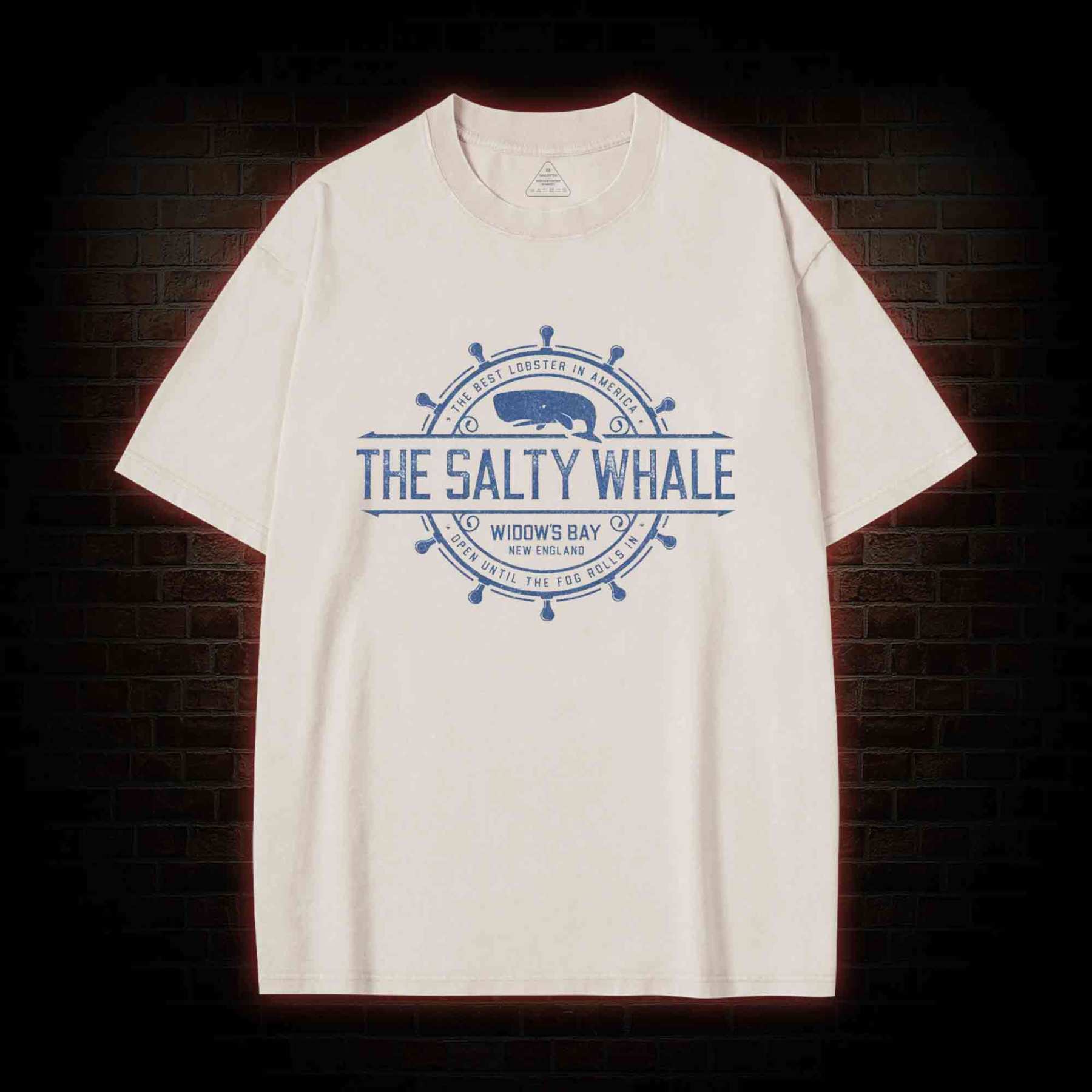 The Salty Whale Washed T-shirt