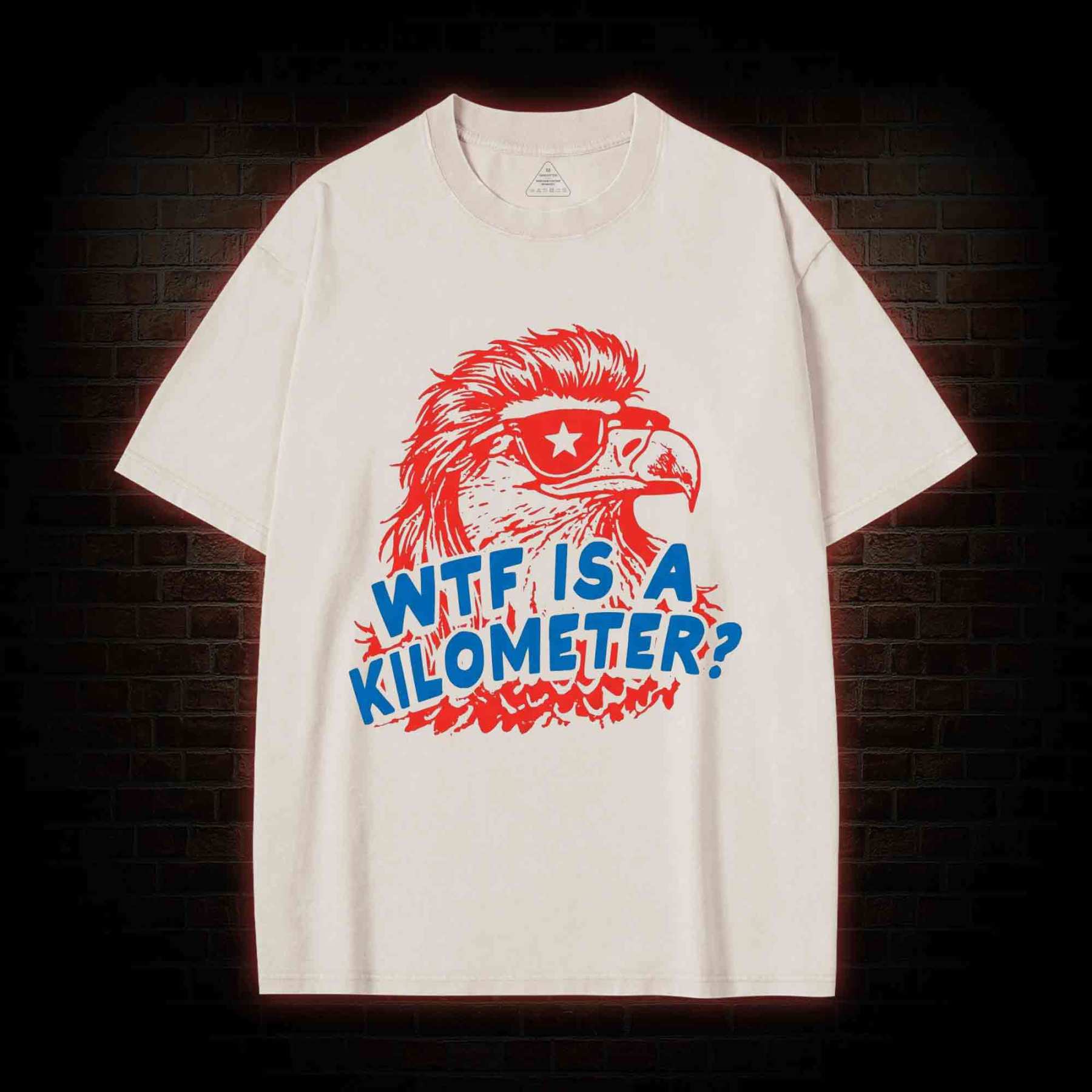 WTF is A Kilometer Washed T-shirt