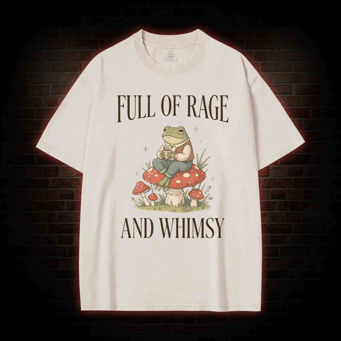 Full of Rage and Whimsy Washed T-shirt