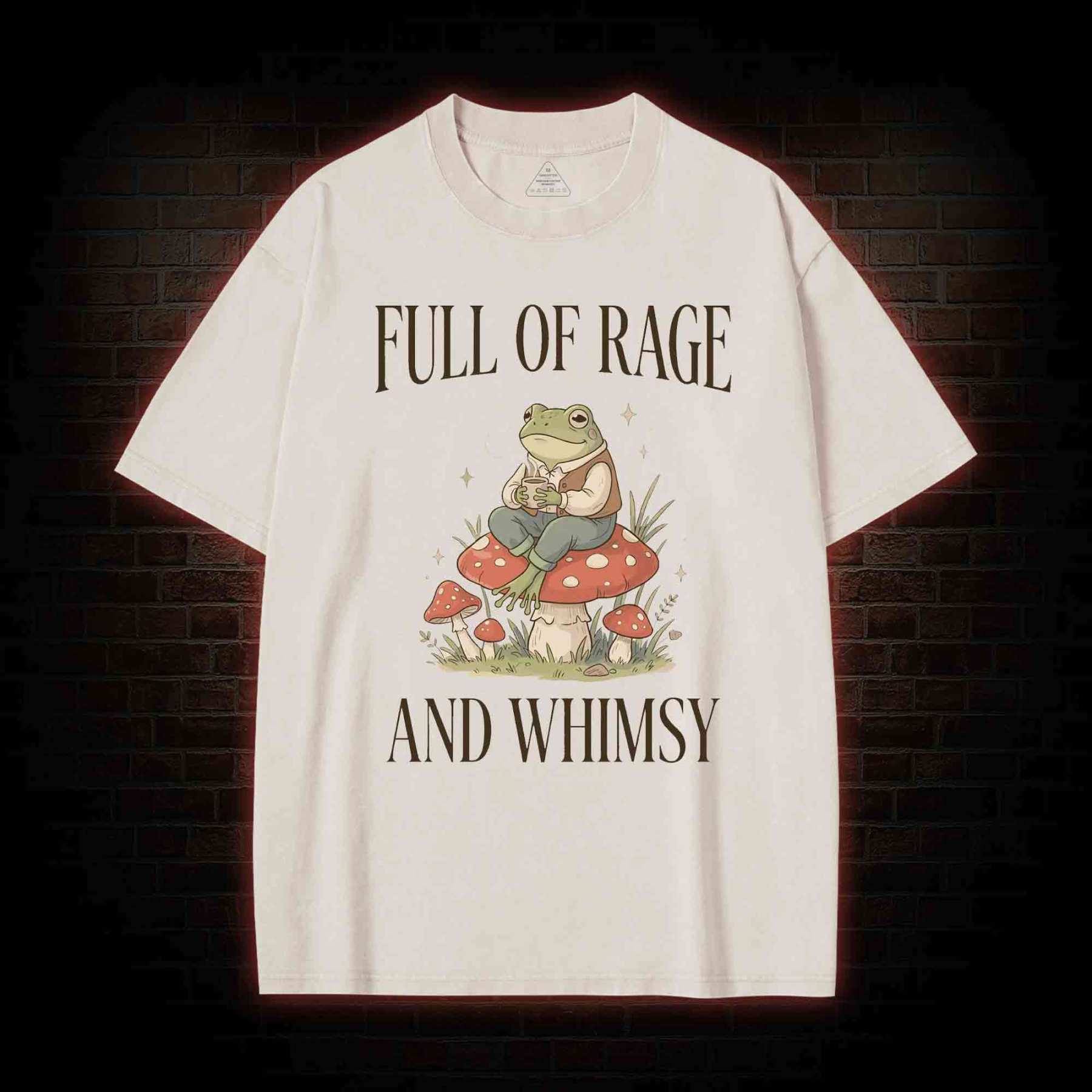 Full of Rage and Whimsy Washed T-shirt