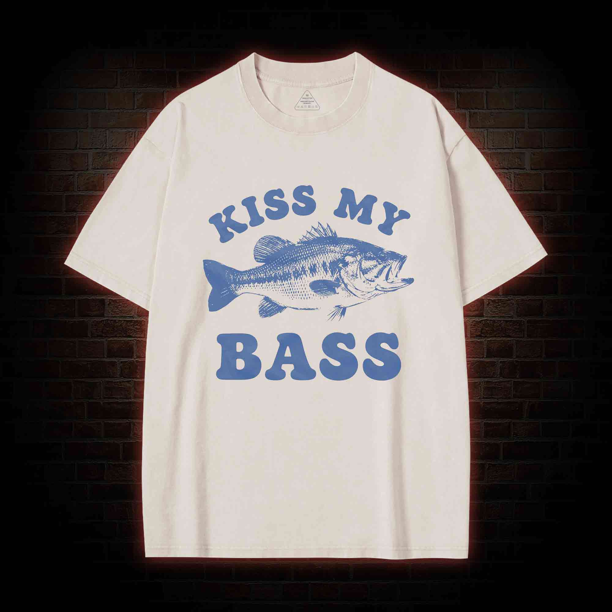 Kiss My Bass Washed T-shirt