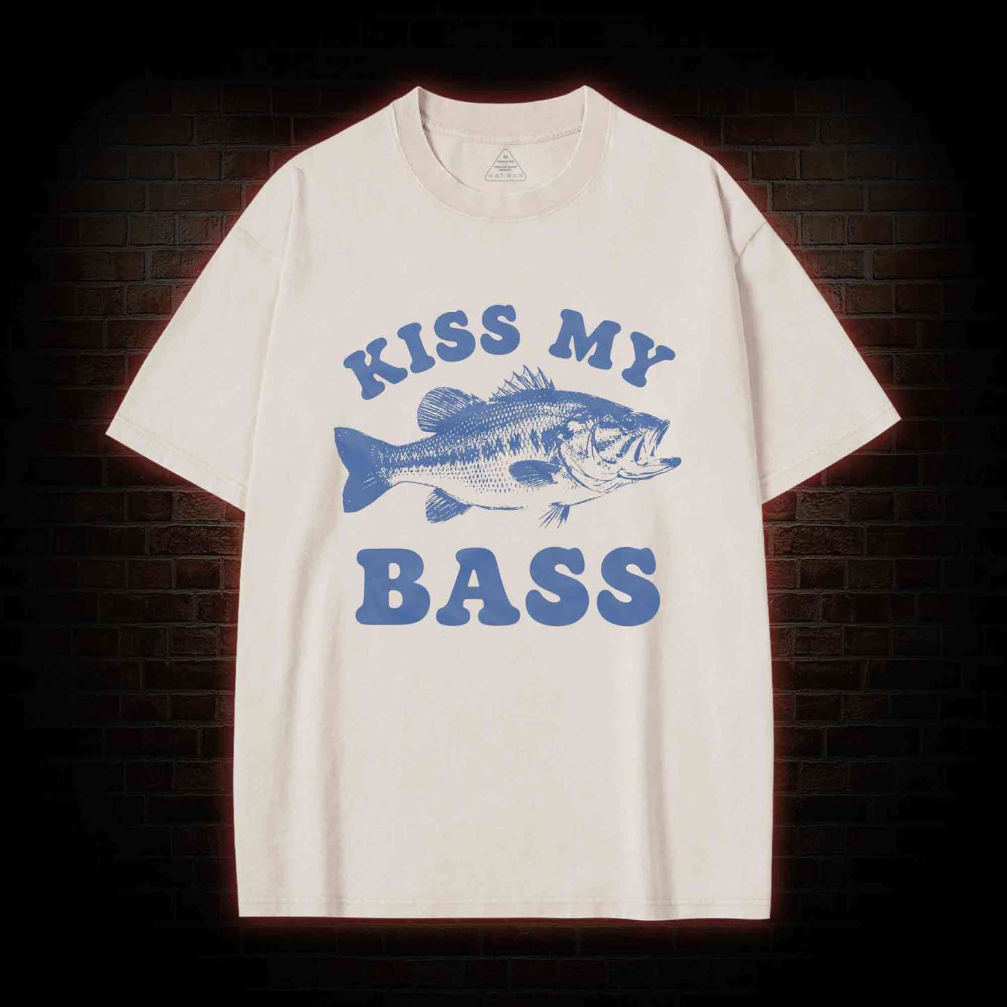 Kiss My Bass Washed T-shirt