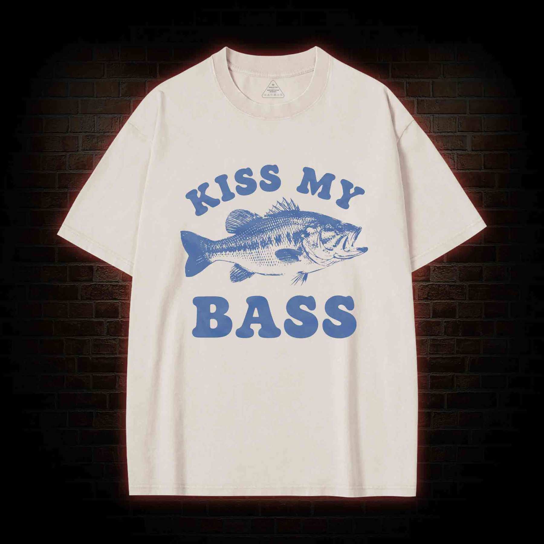 Kiss My Bass Washed T-shirt