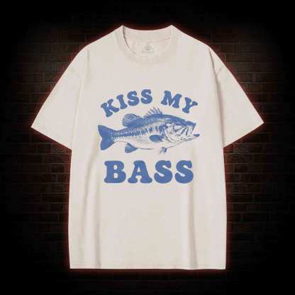 Kiss My Bass Washed T-shirt