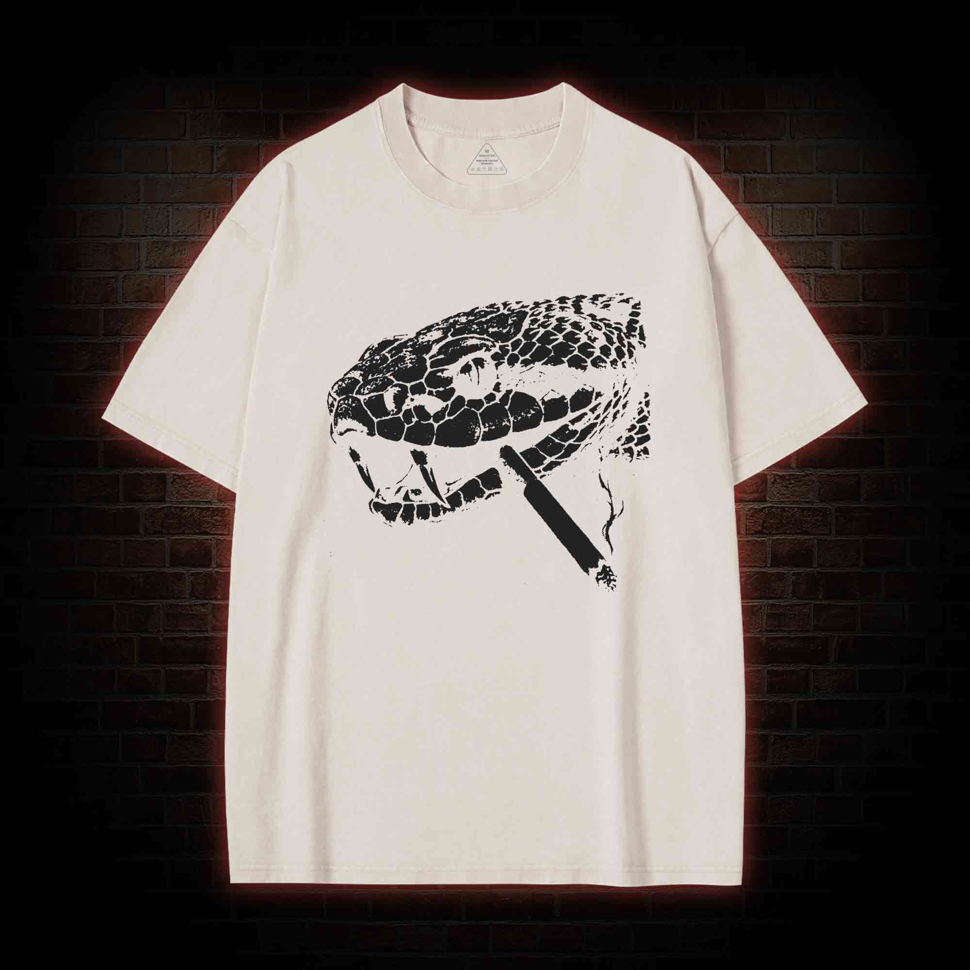 Snake Smoke Washed T-shirt