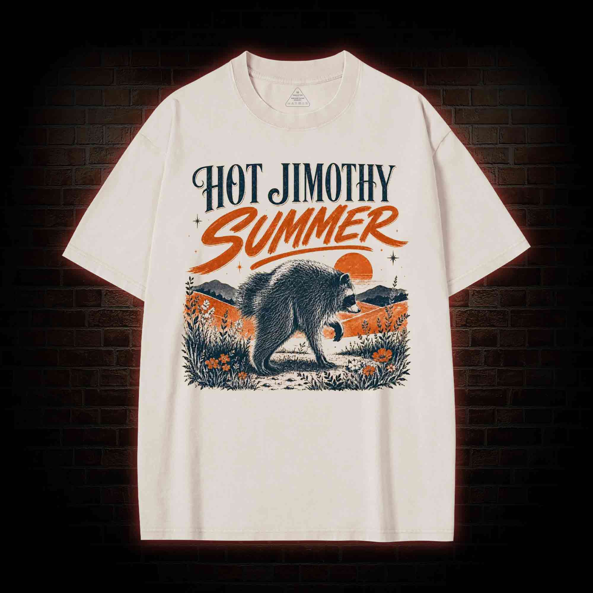 Hot Jimothy Summer Washed T-shirt