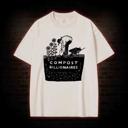 Compost Billionaires Washed T-shirt