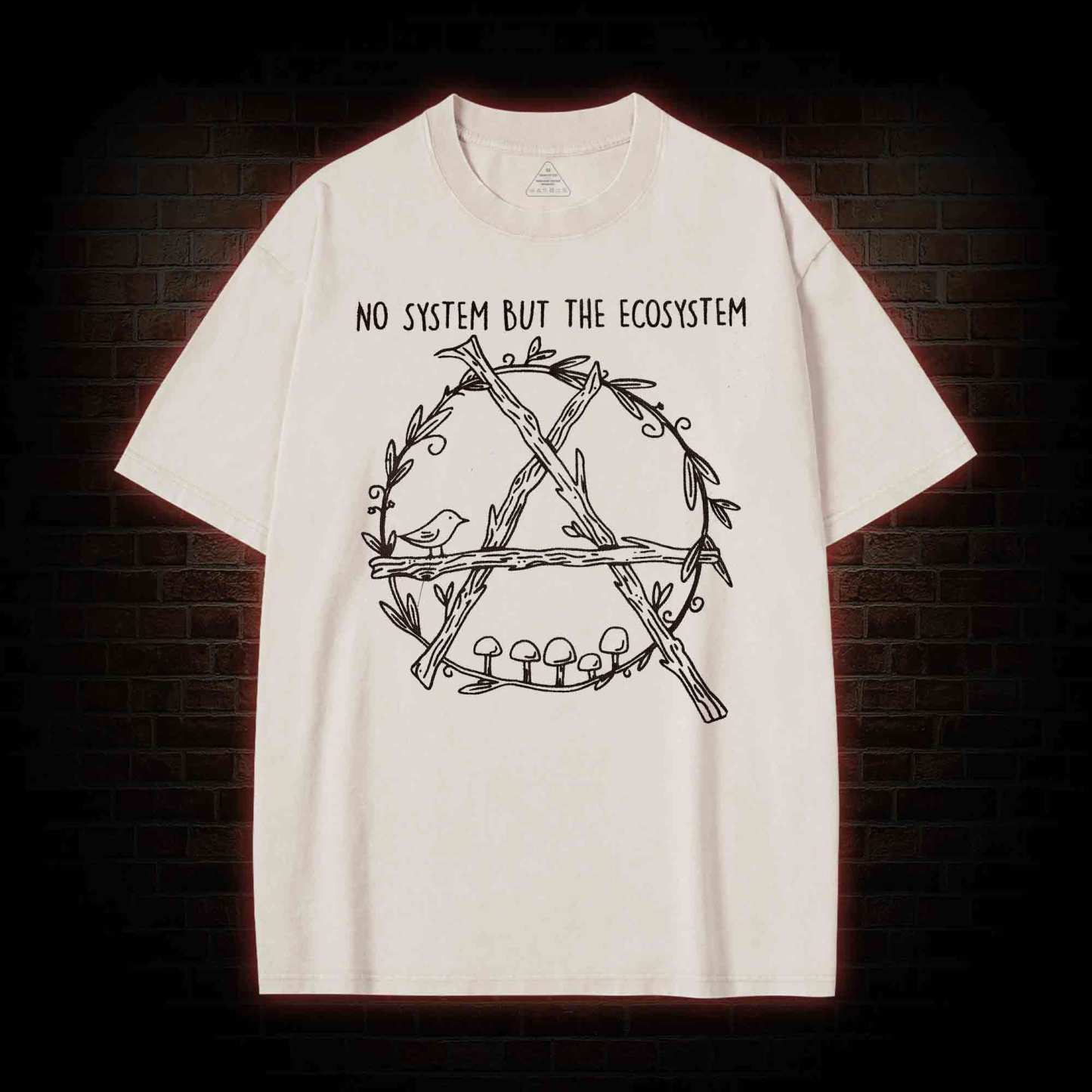 No System but the Ecosystem Washed T-shirt