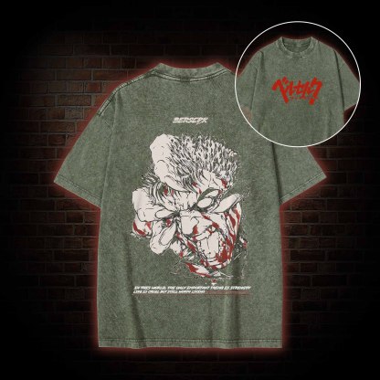 Life is Cruel Washed T-shirt