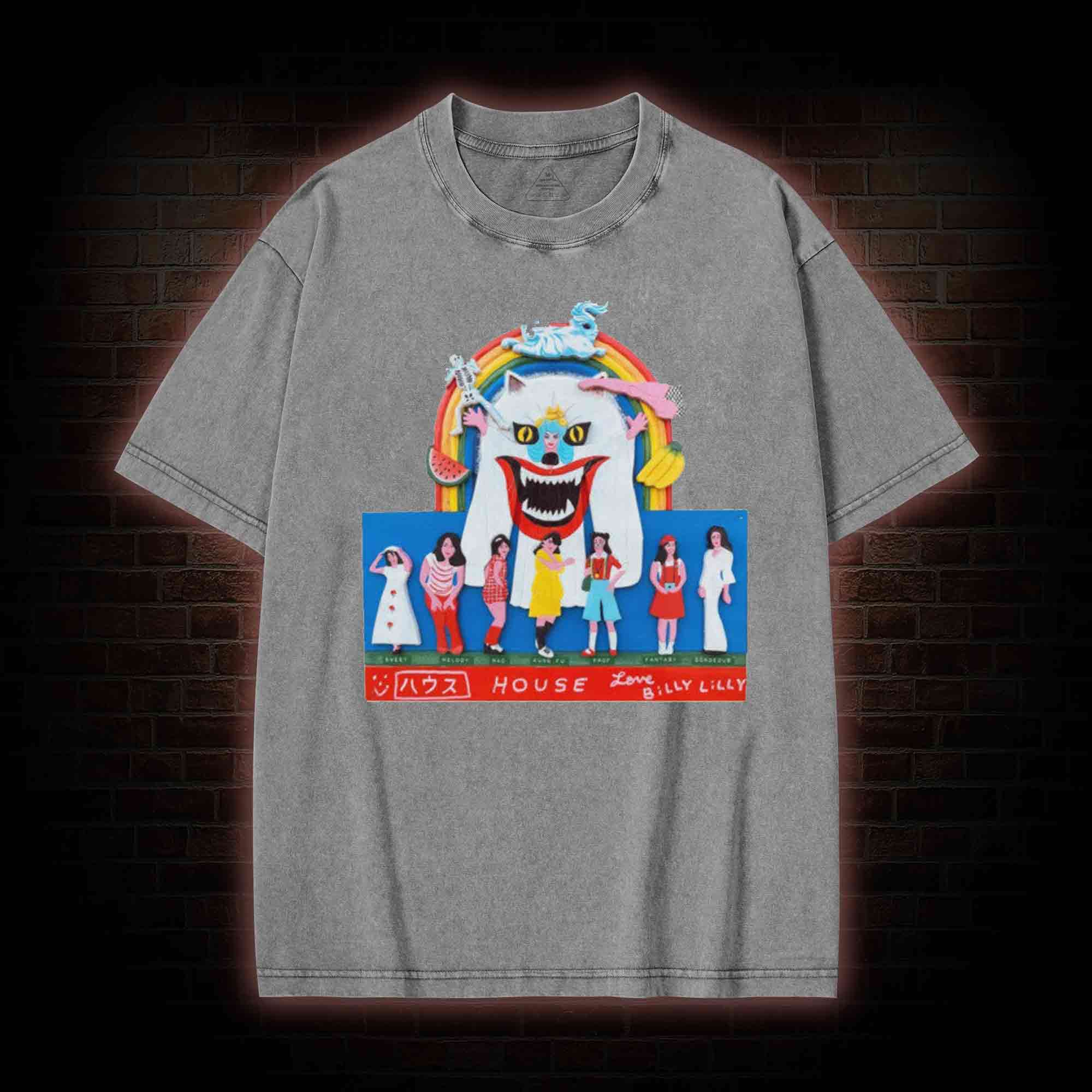 The Girls will Wake Up When They are Hungry Washed T-shirt