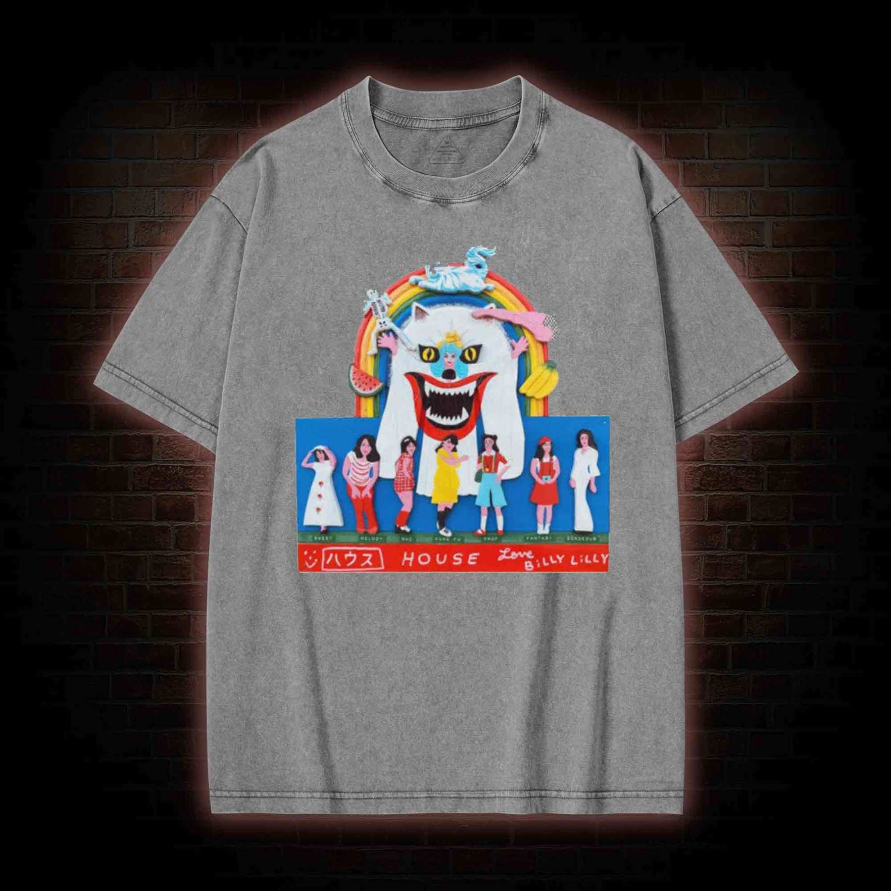 The Girls will Wake Up When They are Hungry Washed T-shirt