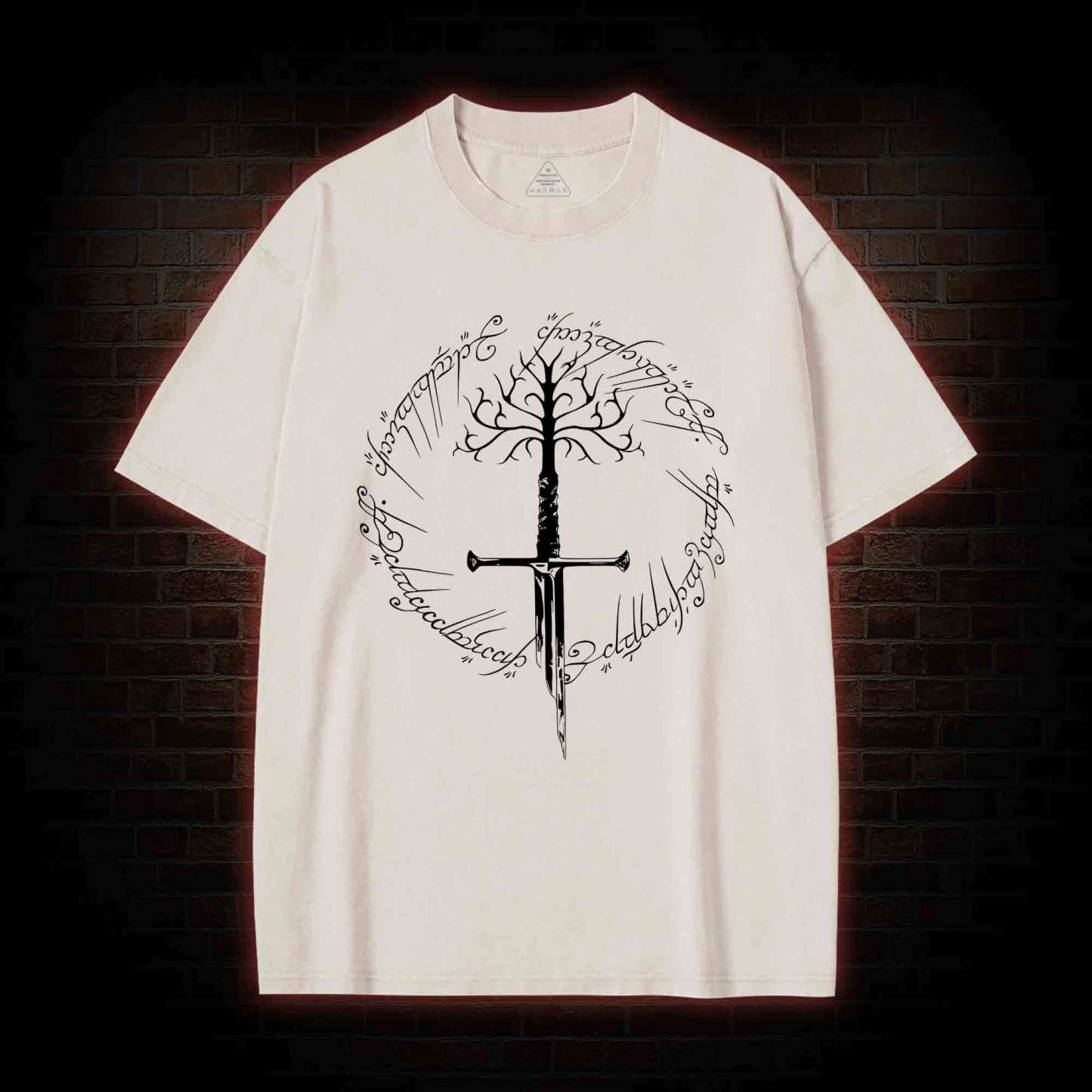 Ring Inspired Washed T-shirt