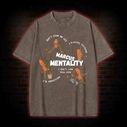 Marcus the Worm Washed T-shirt