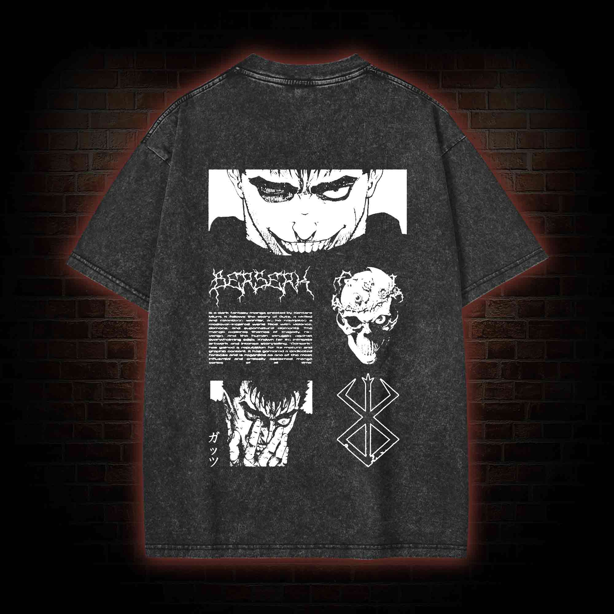 From Now on I will Fight My Own Battles Washed T-shirt