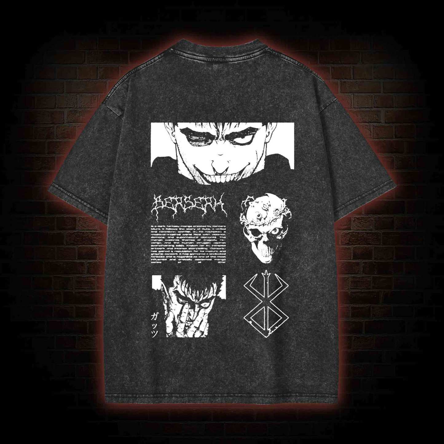 From Now on I will Fight My Own Battles Washed T-shirt